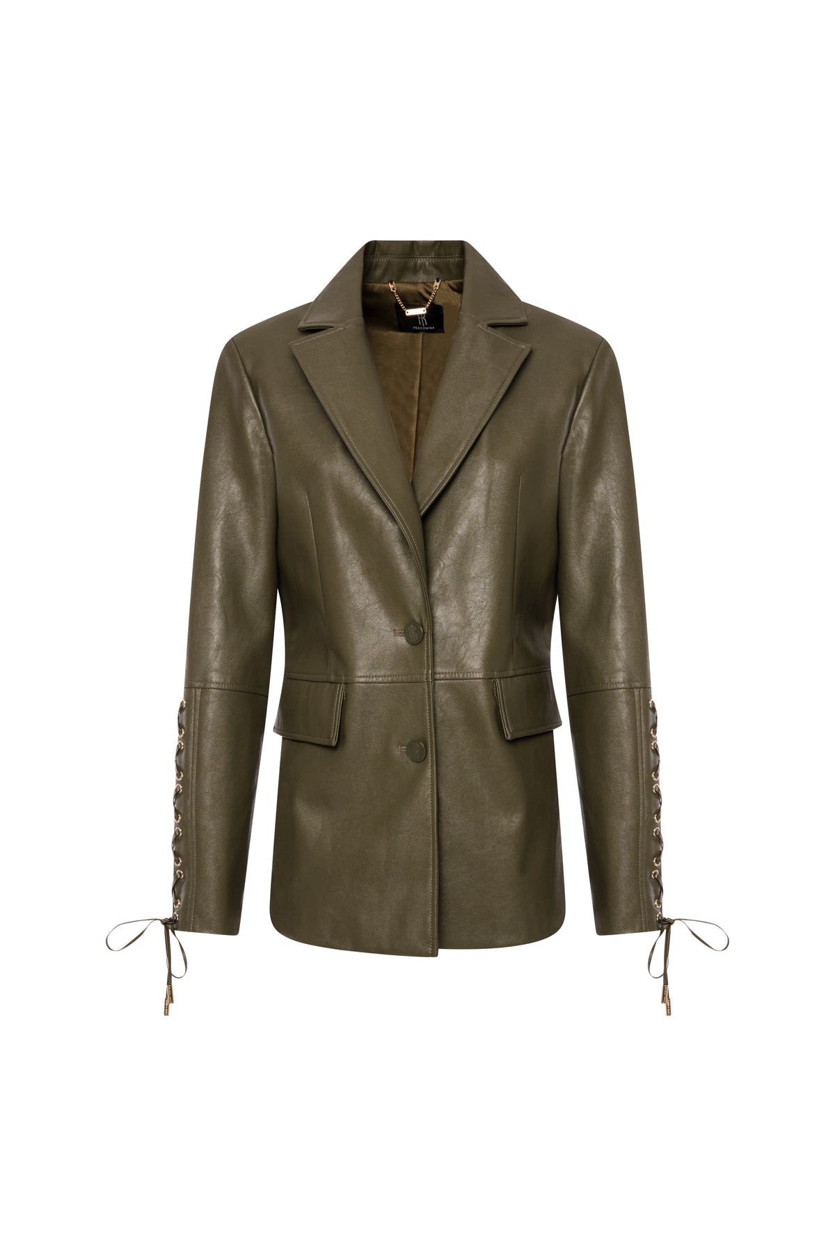 Blazer regular monopetto in finta pelliccia FS26WJ2001P45601 FRACOMINA