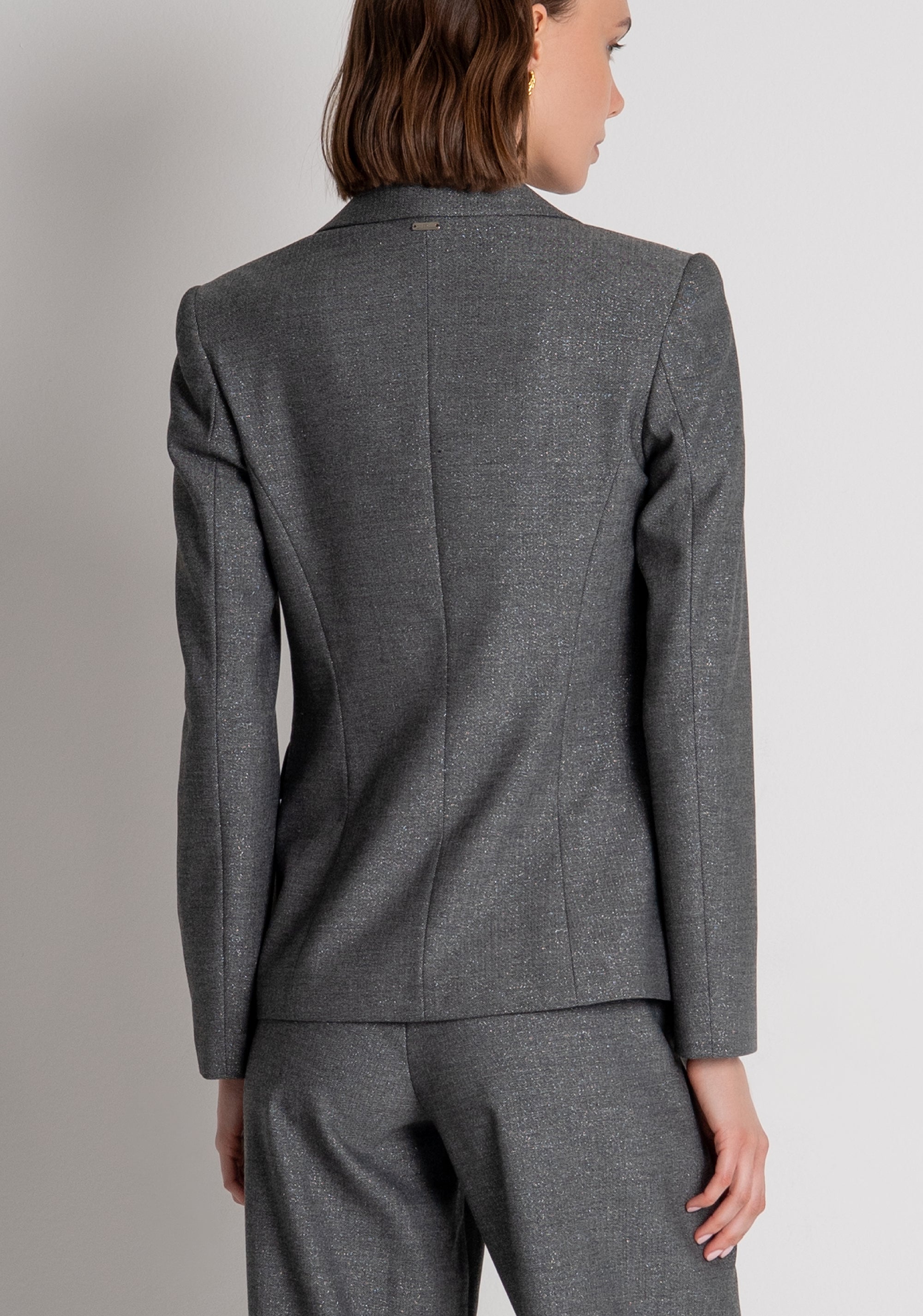 Blazer regular monopetto FRACOMINA — immagine 3 di 5