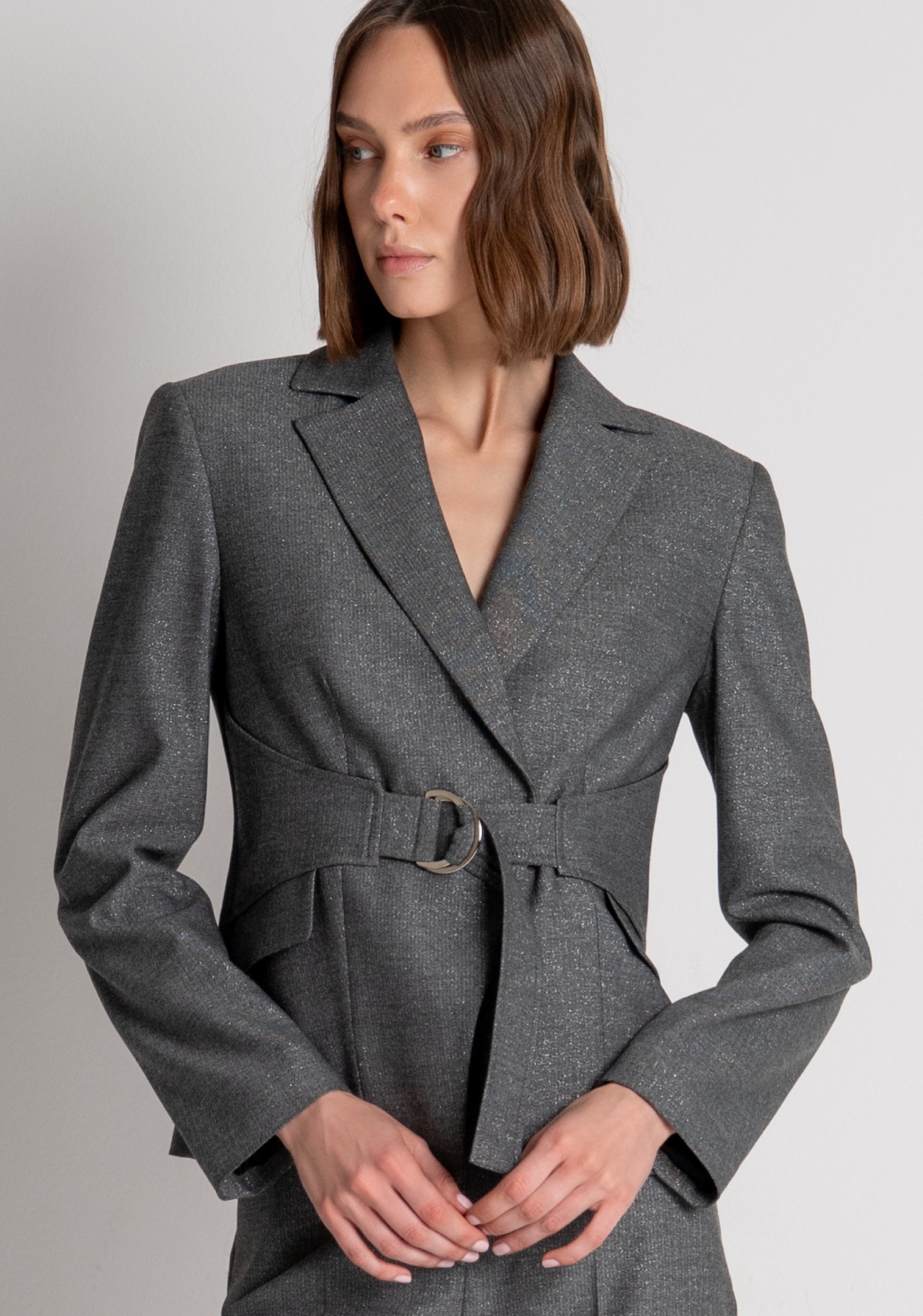 Blazer regular doppiopetto FRACOMINA — immagine 2 di 6