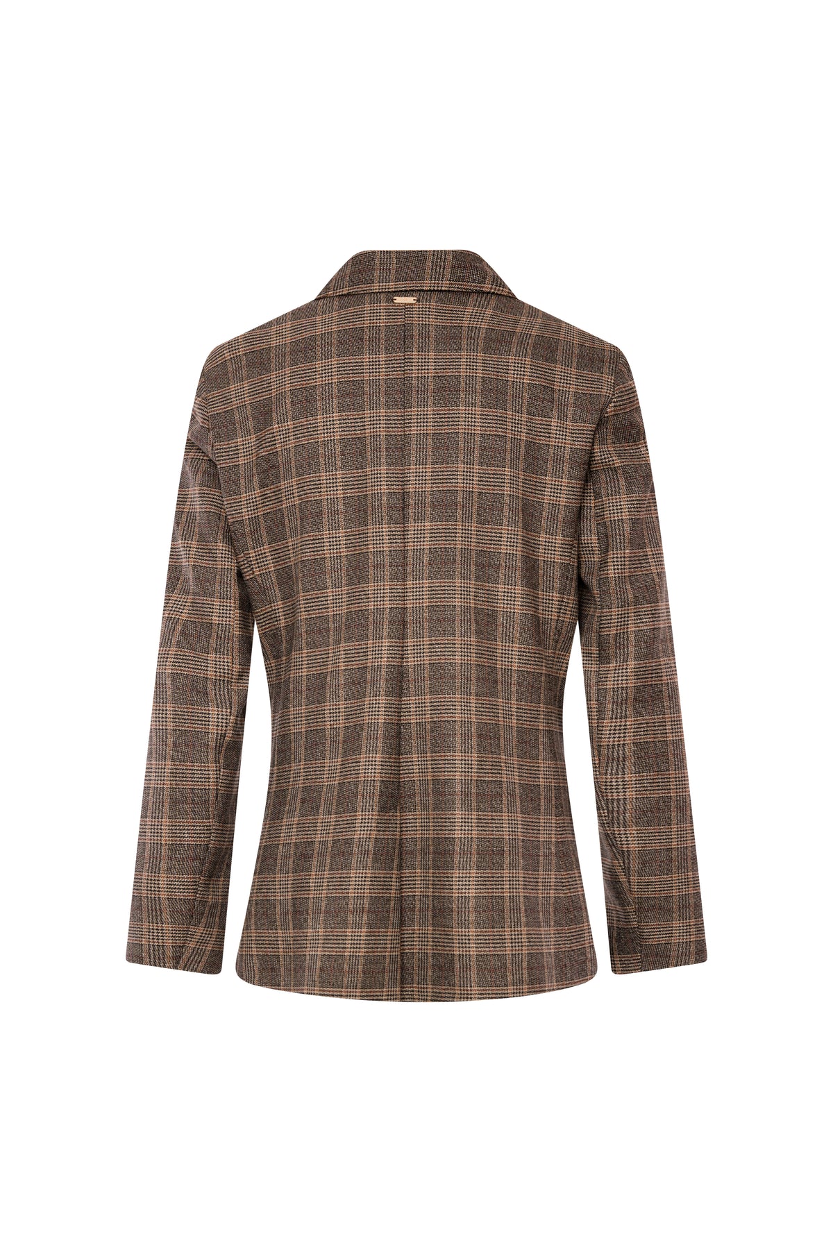 Blazer regular in tessuto Principe di Galles FS26WJ3003W49295-K06 Fracomina