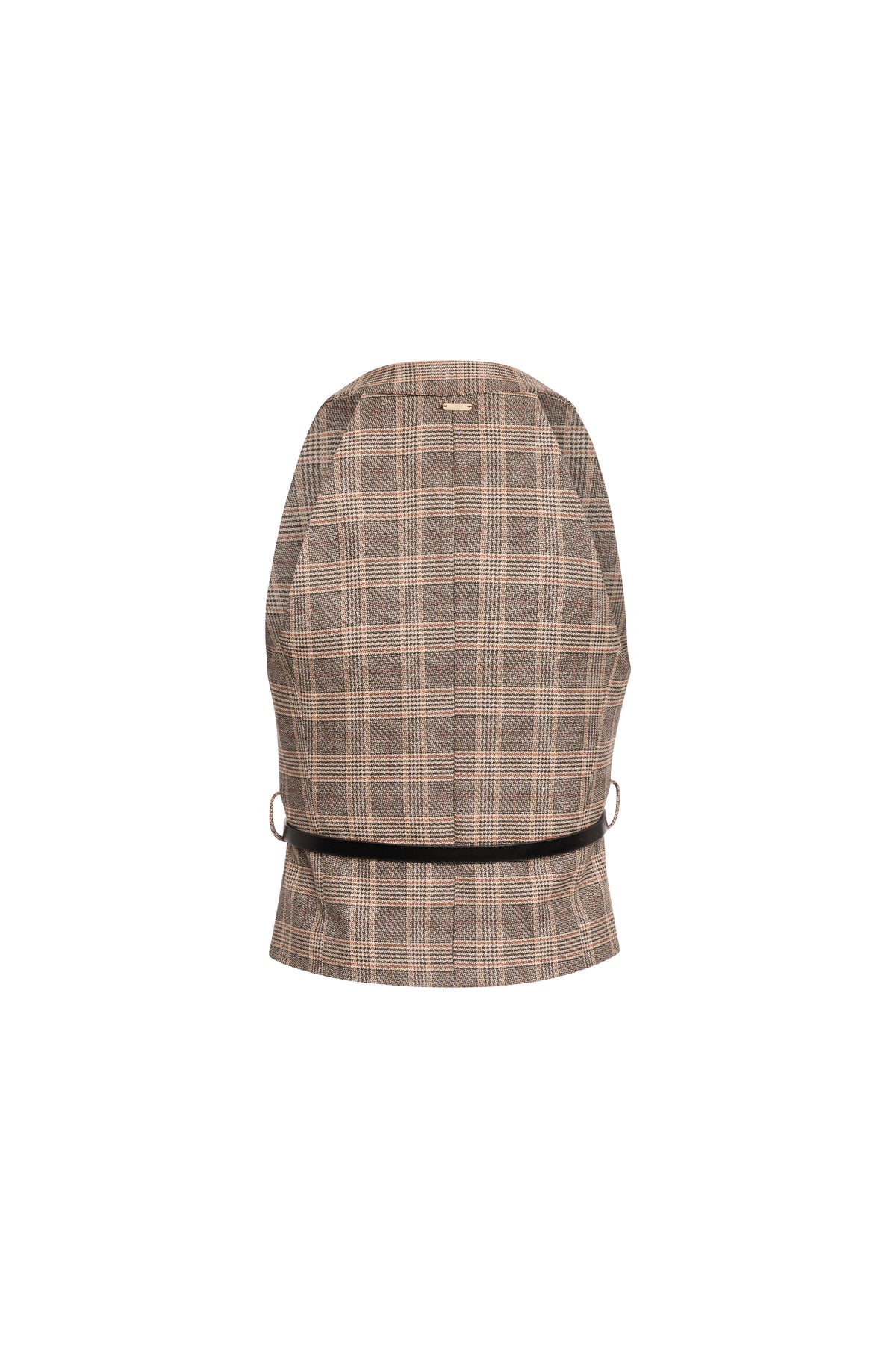 Gilet regular in tessuto Principe di Galles FS26WJ5001W49295-K06 Fracomina