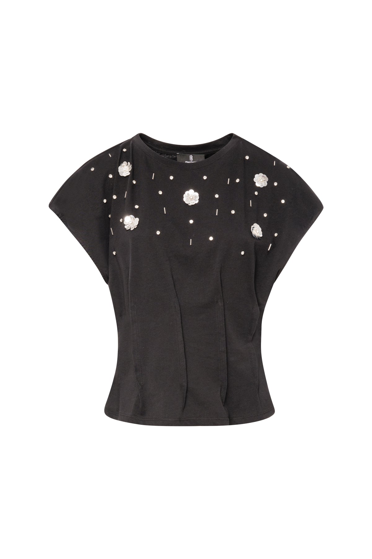 T-shirt slim in jersey di cotone FS26WT3004J401R9-K01 Fracomina