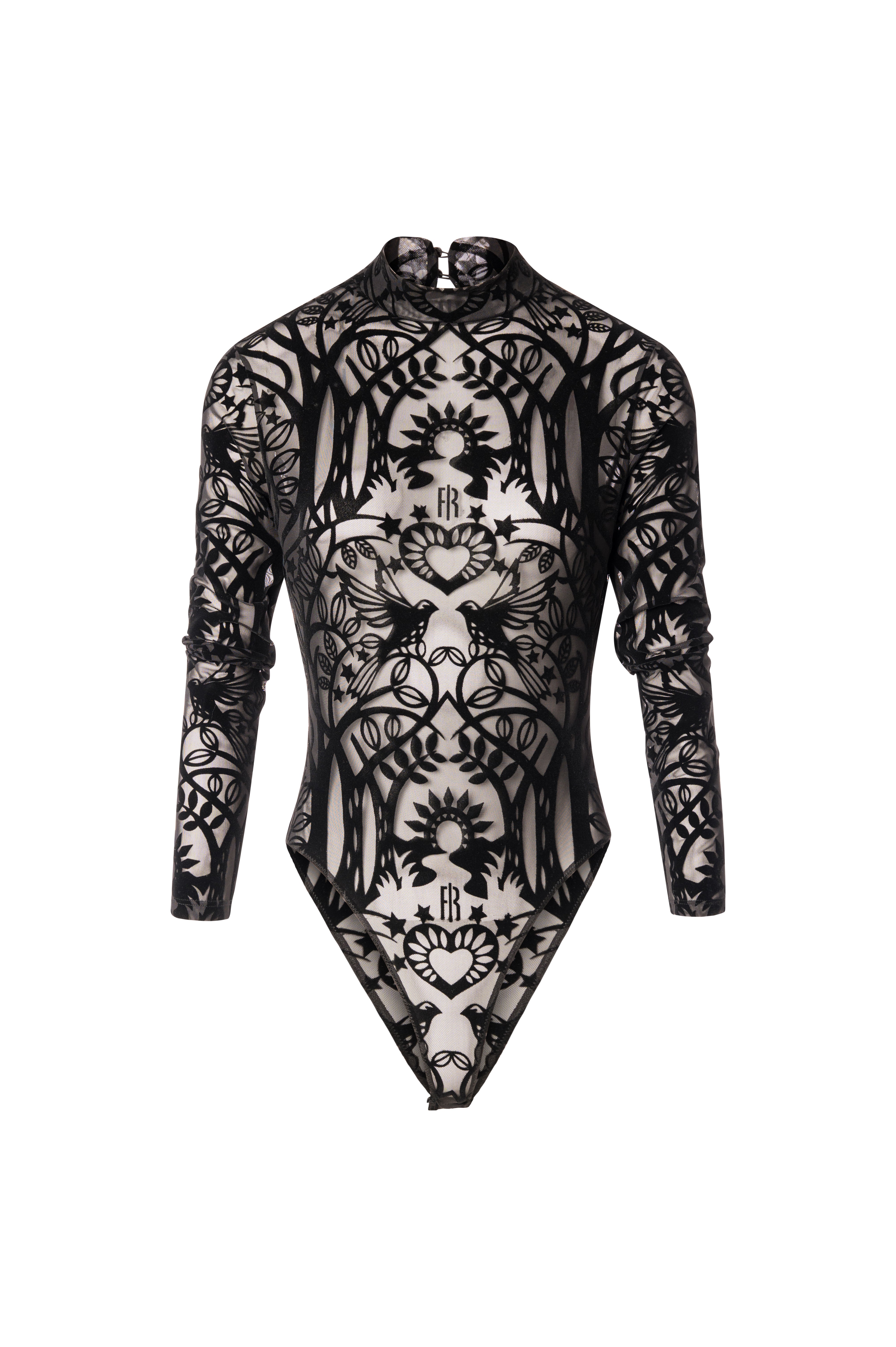 Body slim in pizzo FRACOMINA — immagine 4 di 5