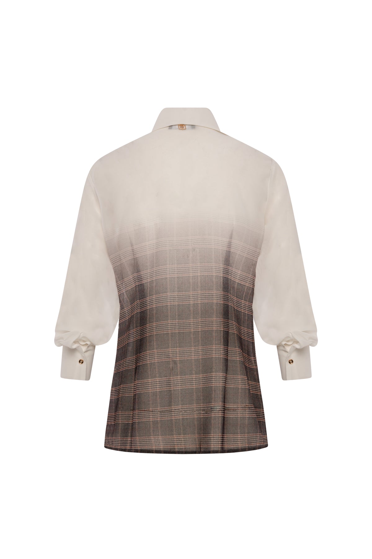 Camicia regular in fantasia quadri FS26WT6004W412R8-KM0 Fracomina