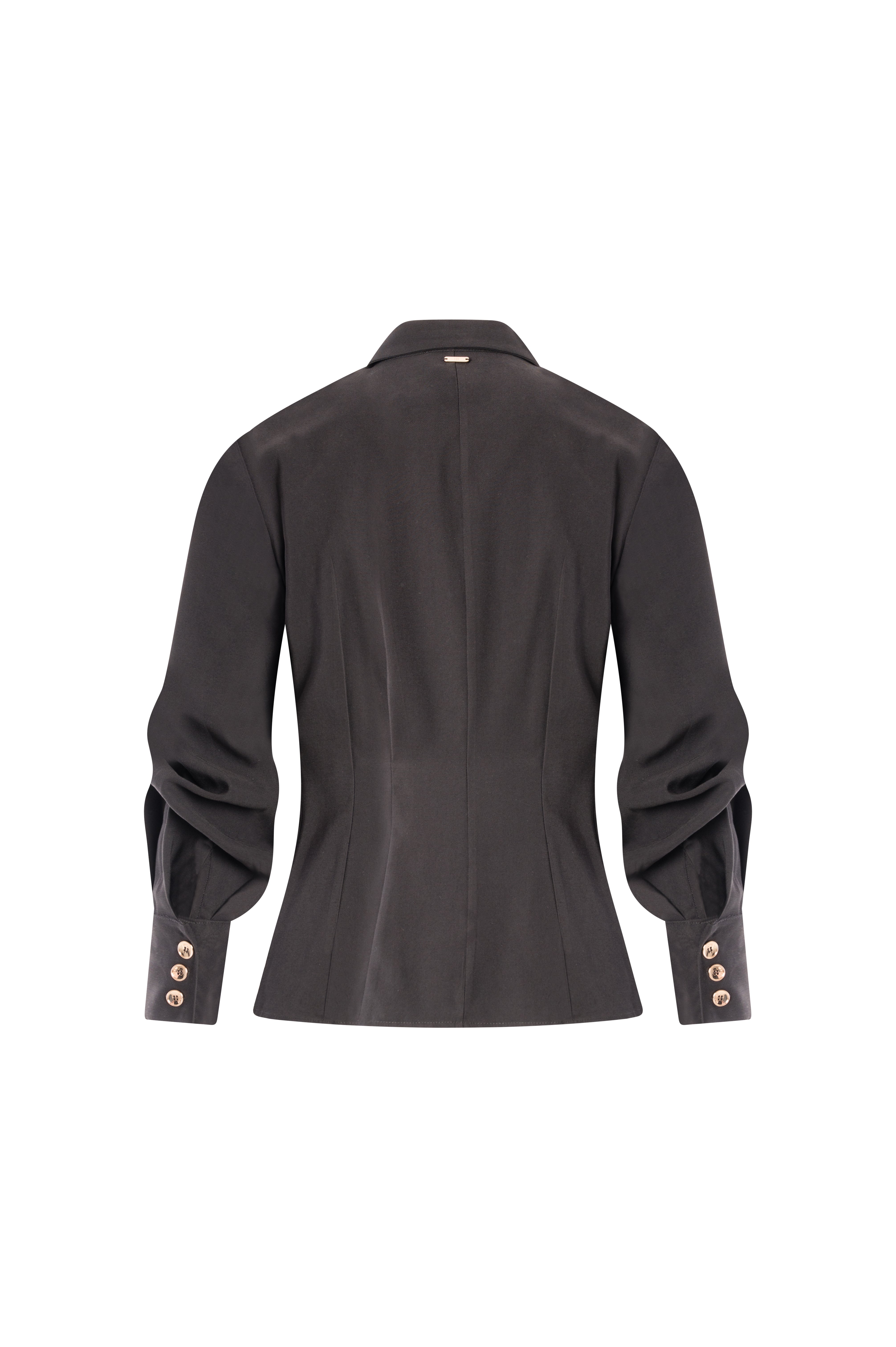 Camicia slim in viscosa FRACOMINA — immagine 5 di 5