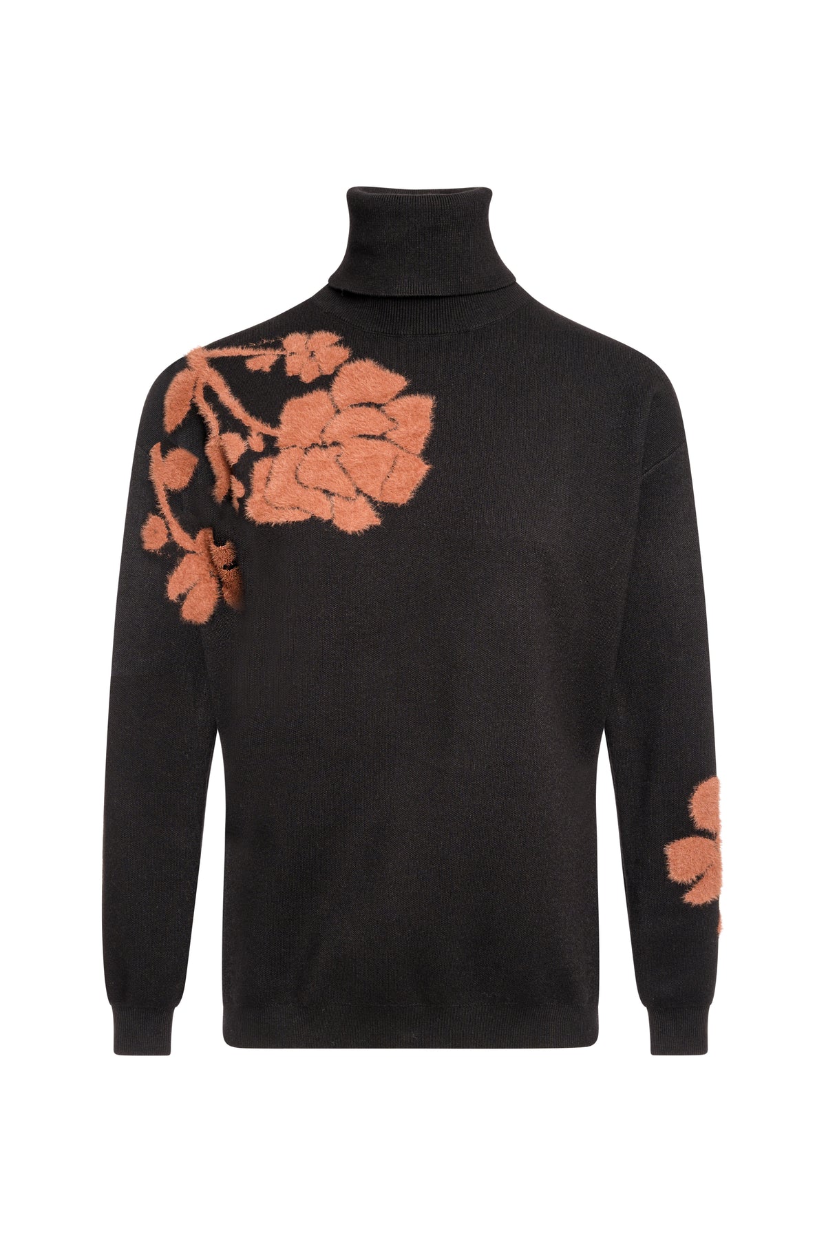 Maglia regular con jacquard a fiori FS26WT7008K50201 FRACOMINA