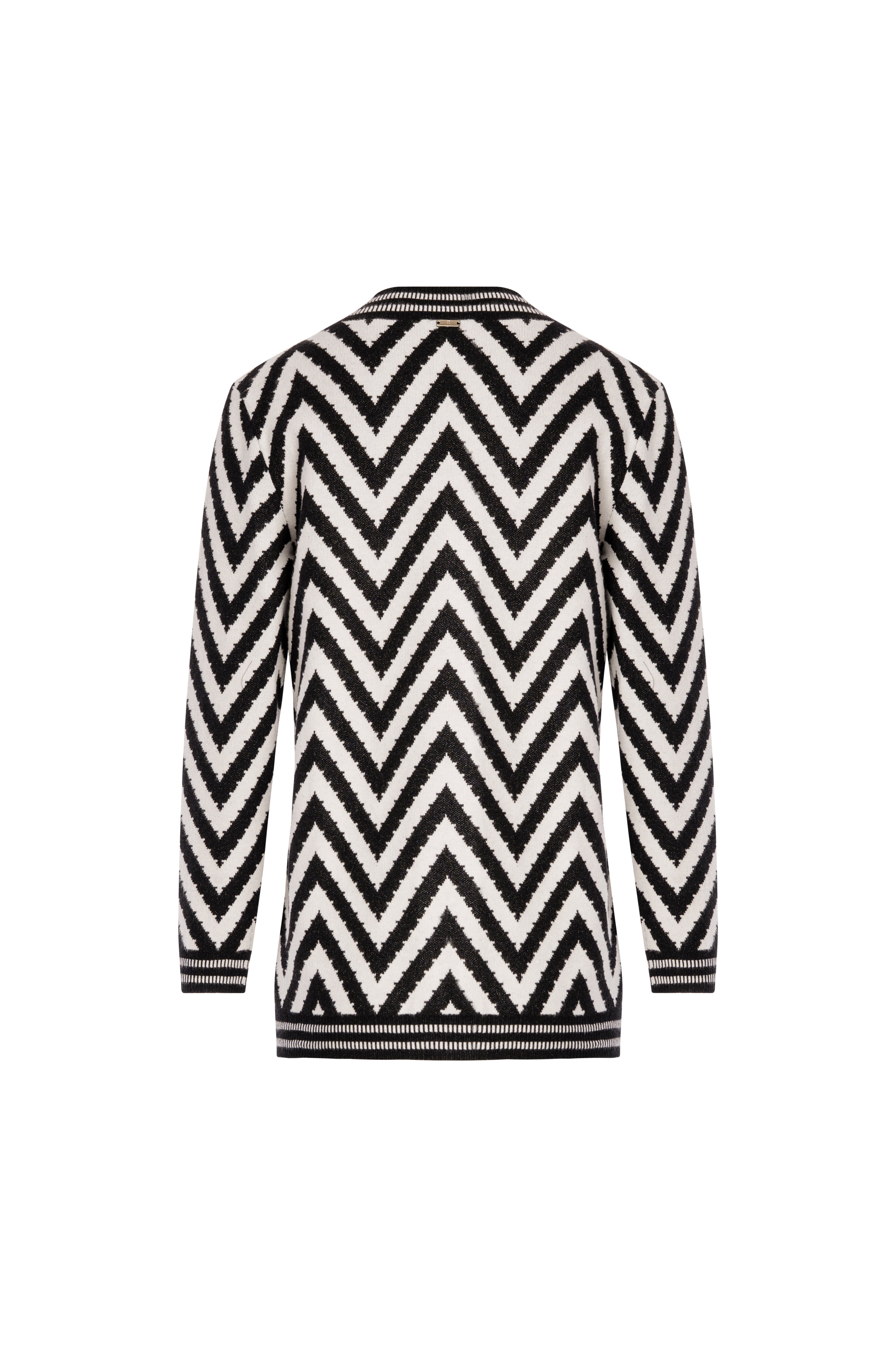 Maglia regular in jacquard spigato FS26WT7014K502F8-KE1 Fracomina