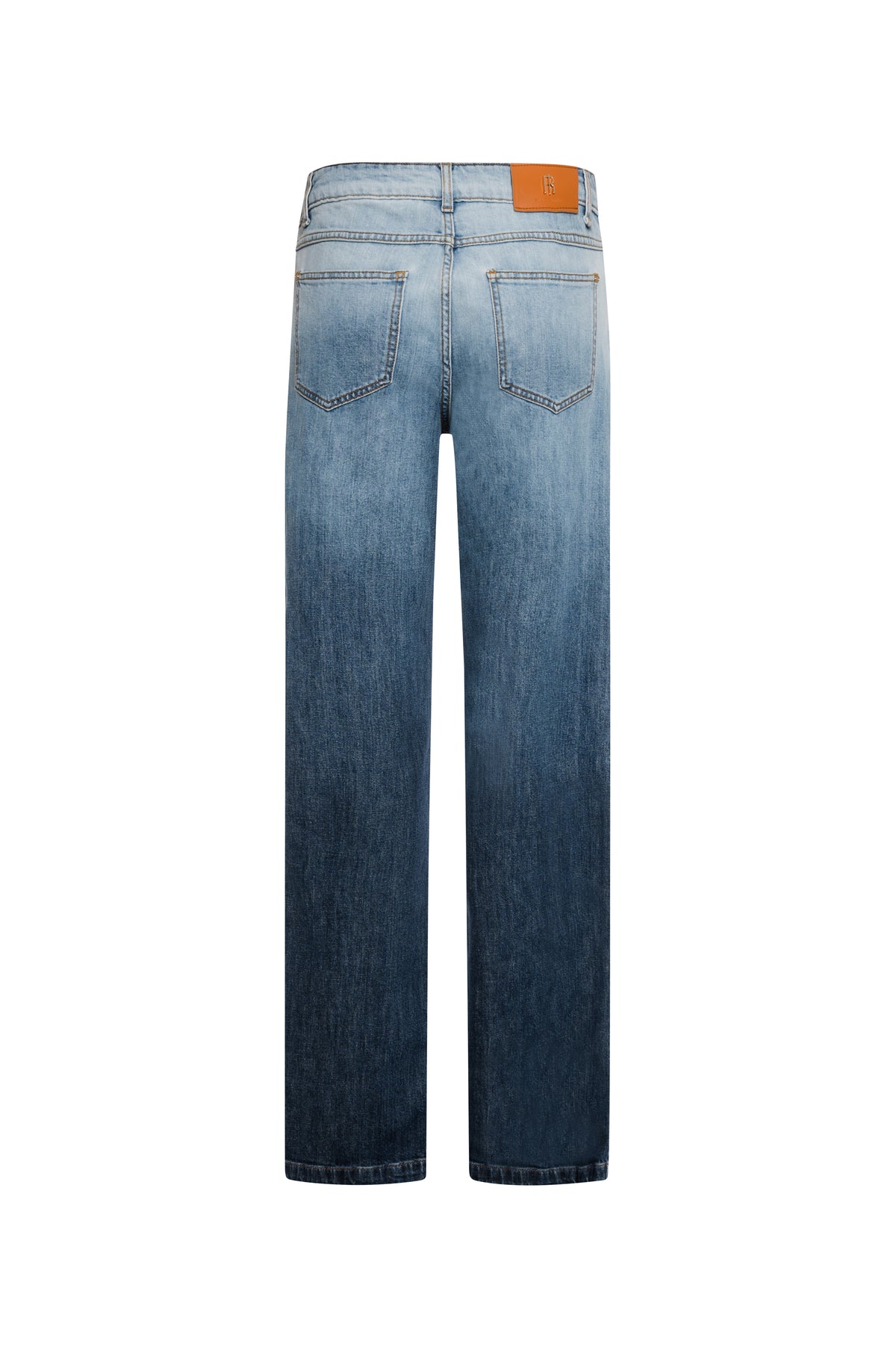 Jeans wide a palazzo in denim con lavaggio sfumato FS26WV3014D401Q1-K18 Fracomina