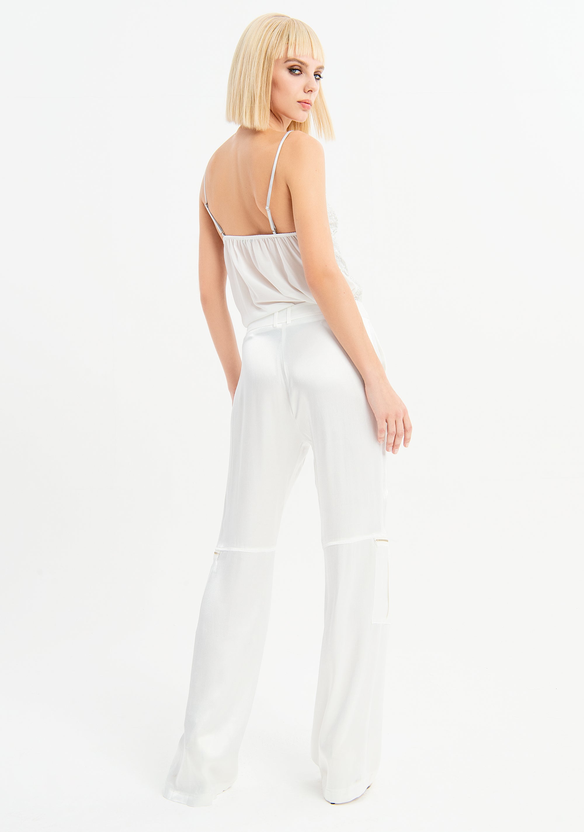 Pantalone cargo con tasconi laterali