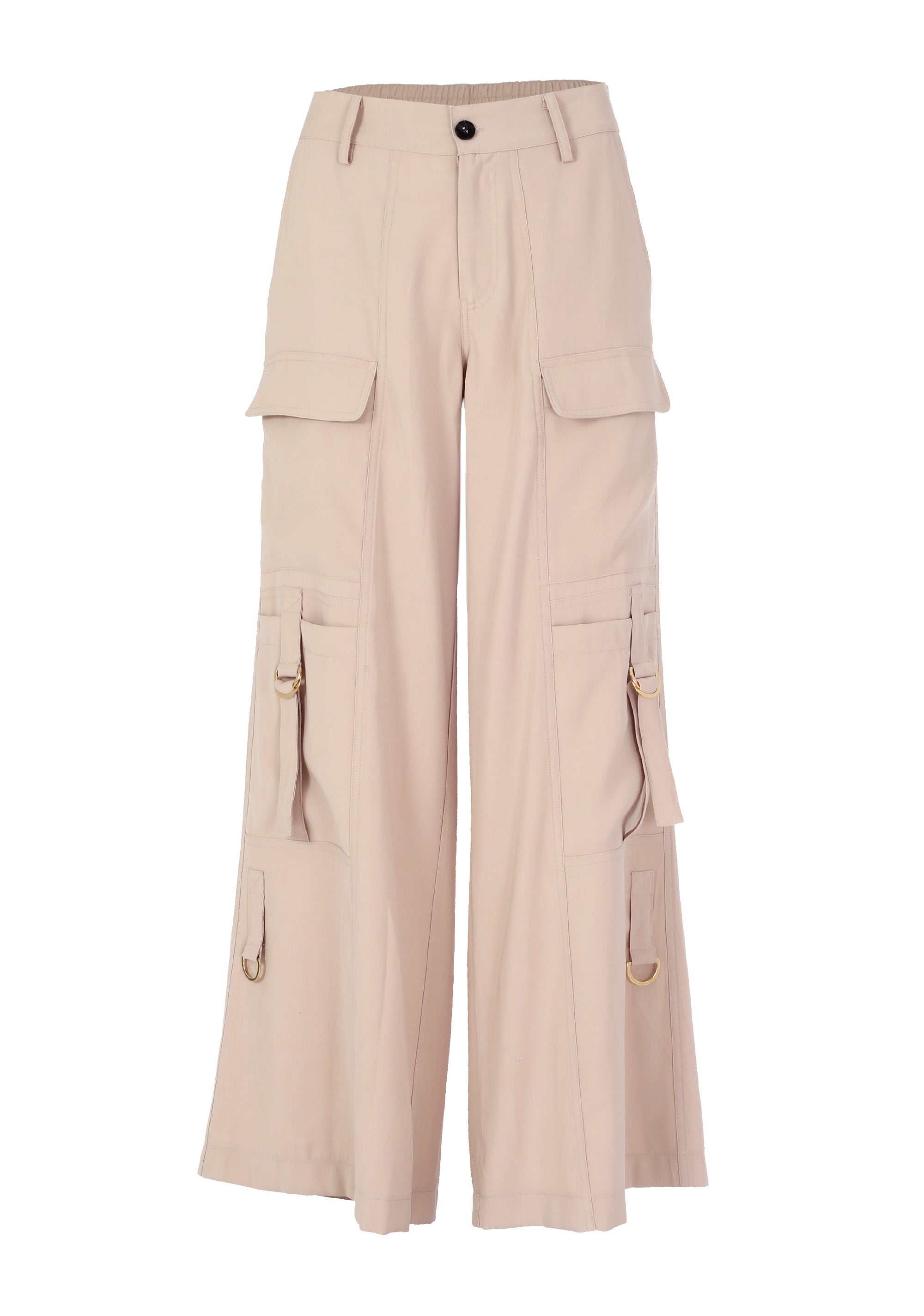 Pantalone palazzo con tasconi laterali