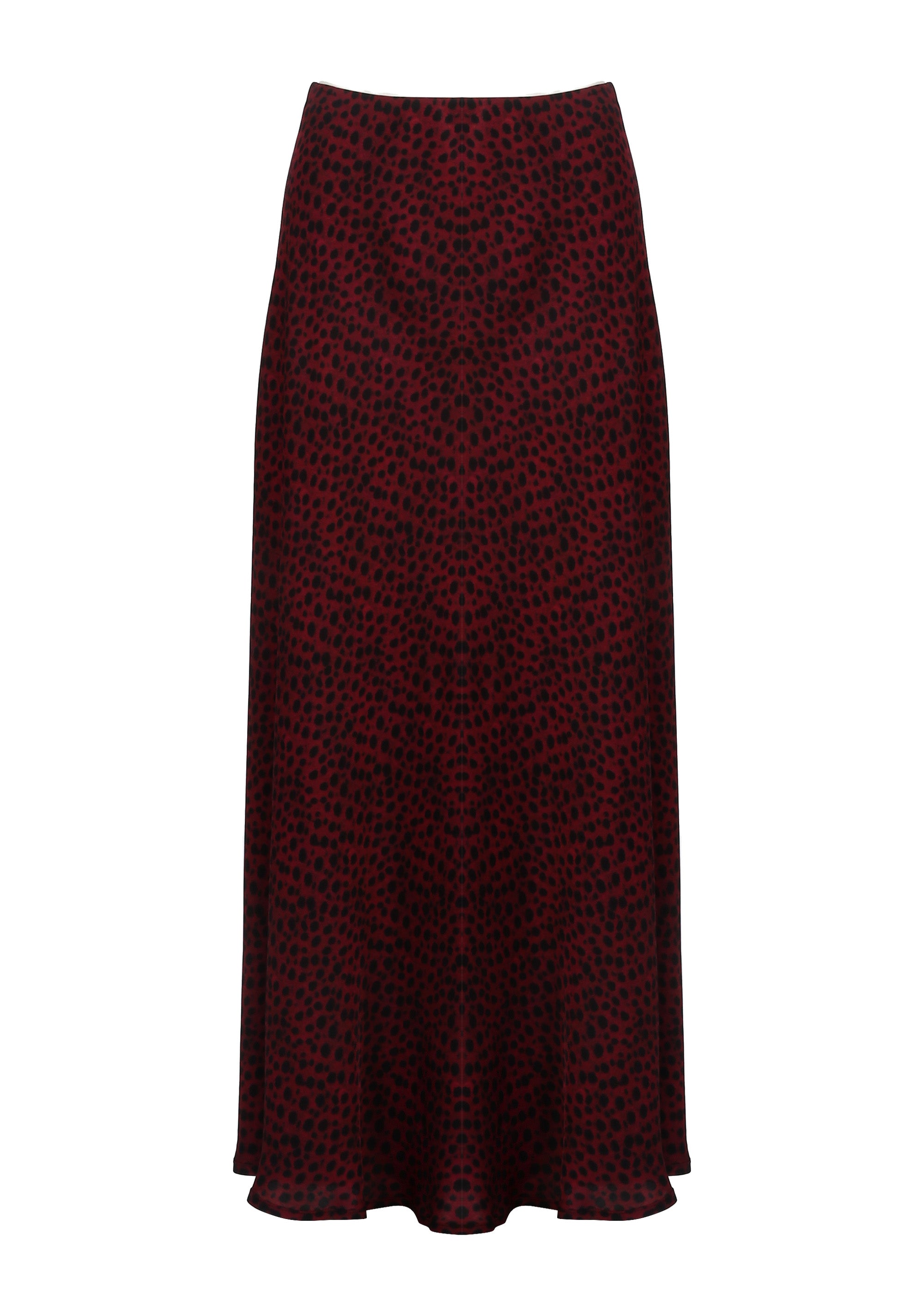 Gonna lunga animalier vita alta