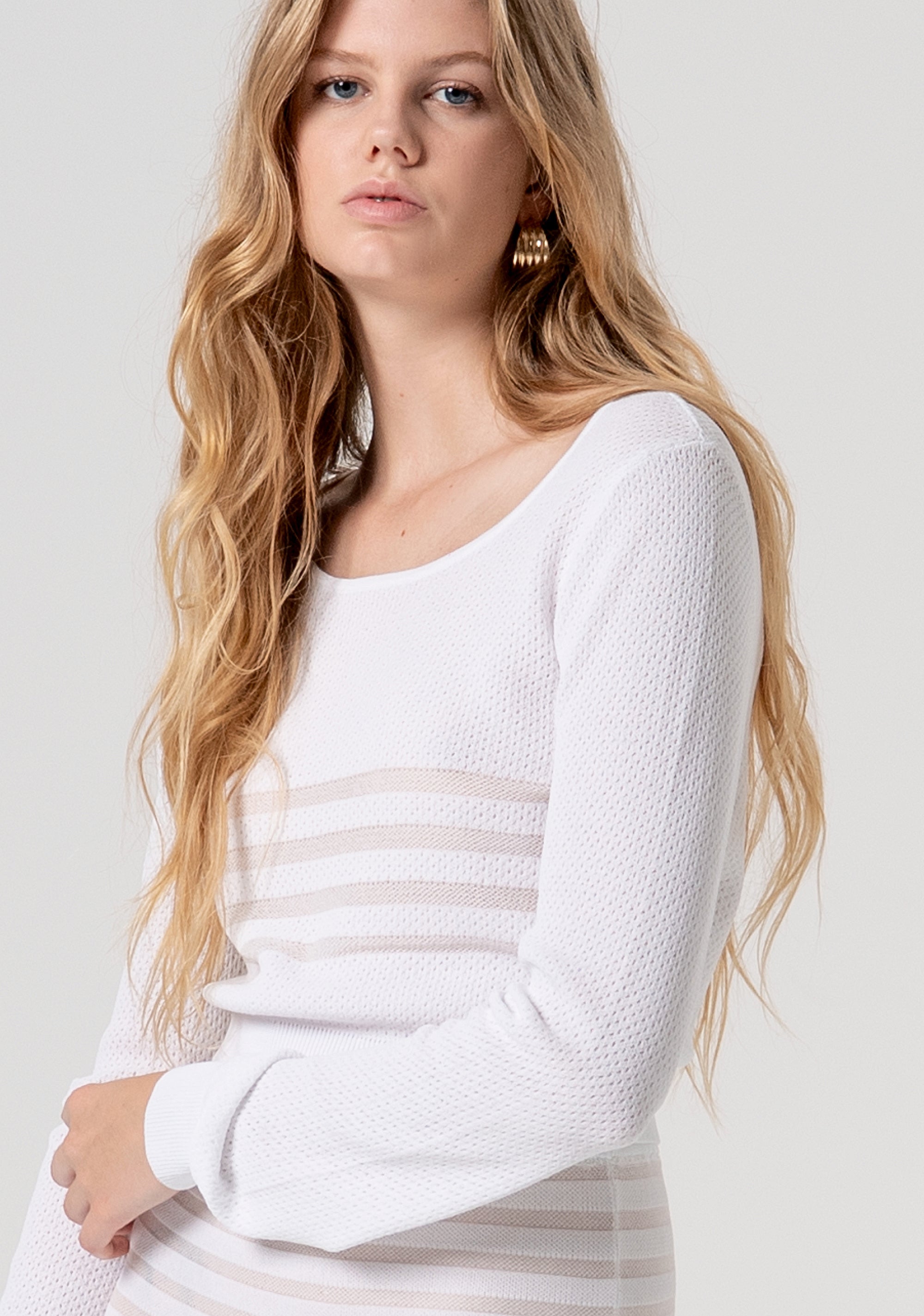 Top cropped in maglia FV26ST7001K41601-278 Fracomina