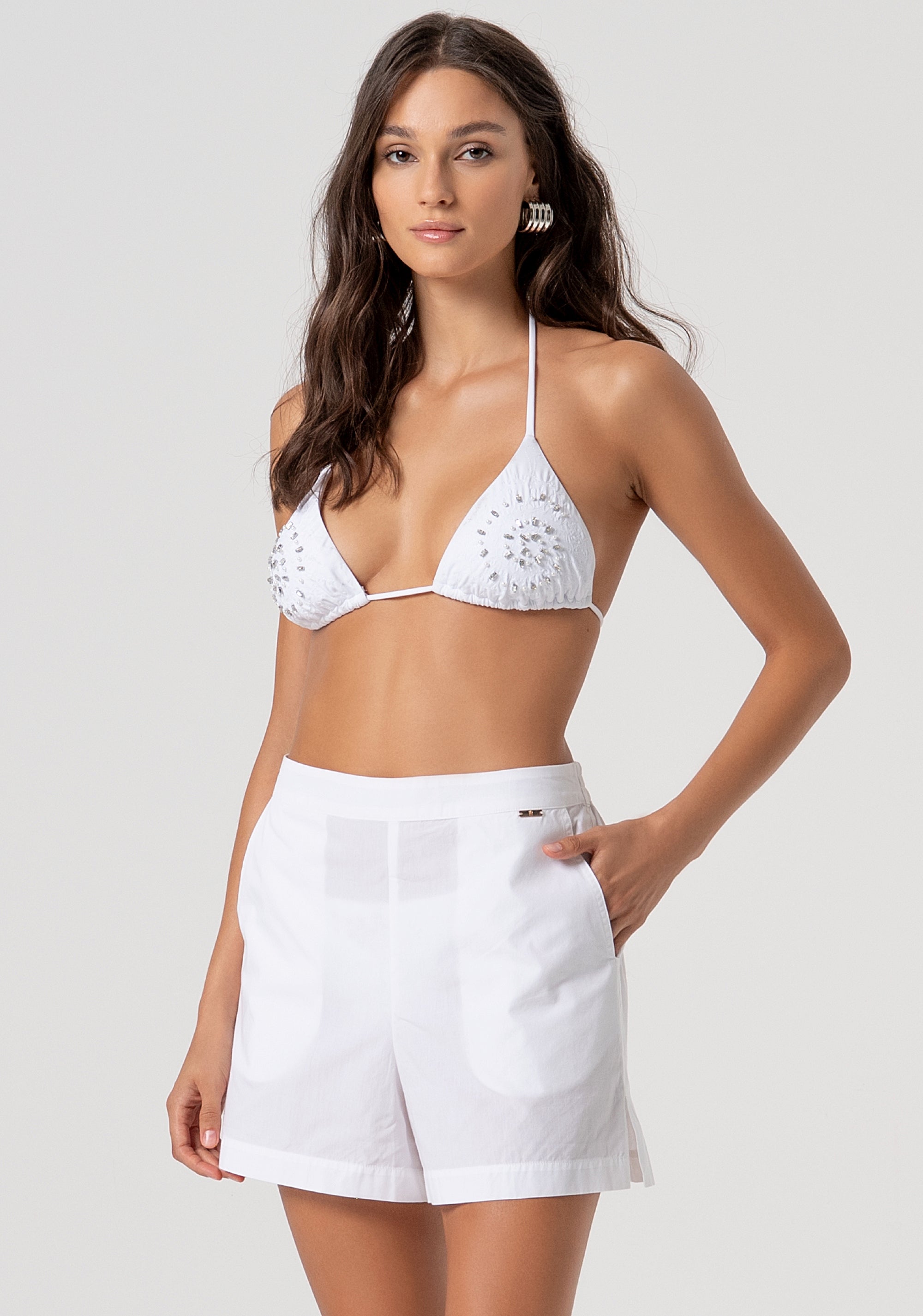 Pantaloncini regular in cotone FV26SV6001W79501-278 Fracomina