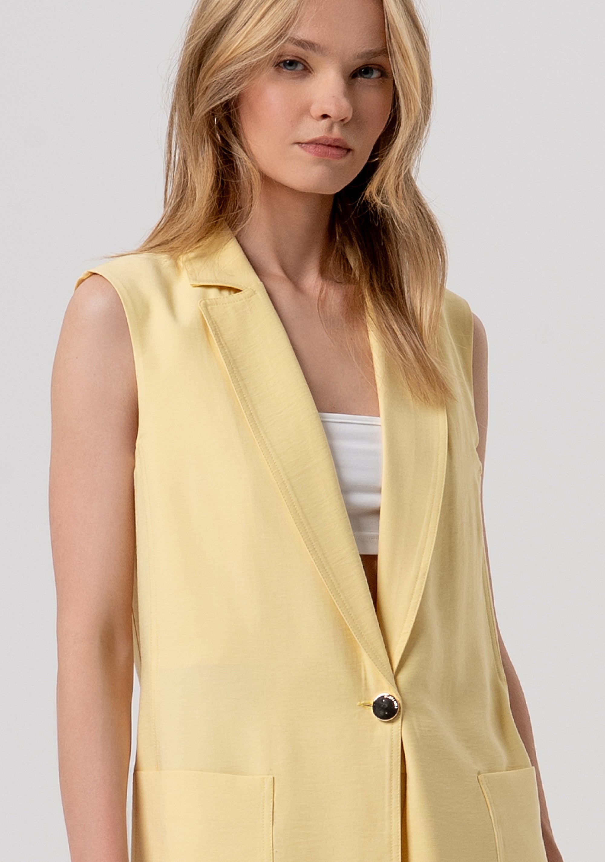 Gilet regular monopetto FY26SJ5012W83601-184 Fracomina