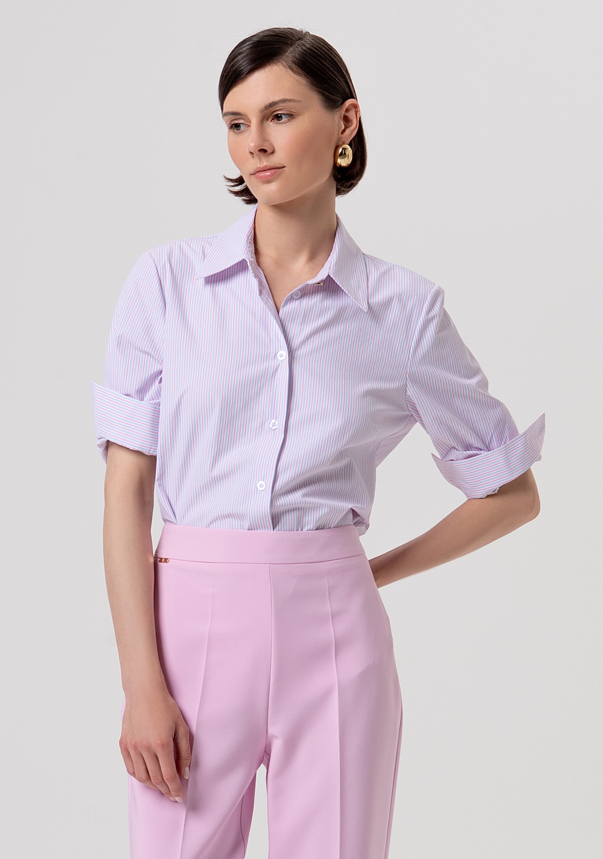 Pantalone regular a vita alta FY26SV2034W42901-226 Fracomina