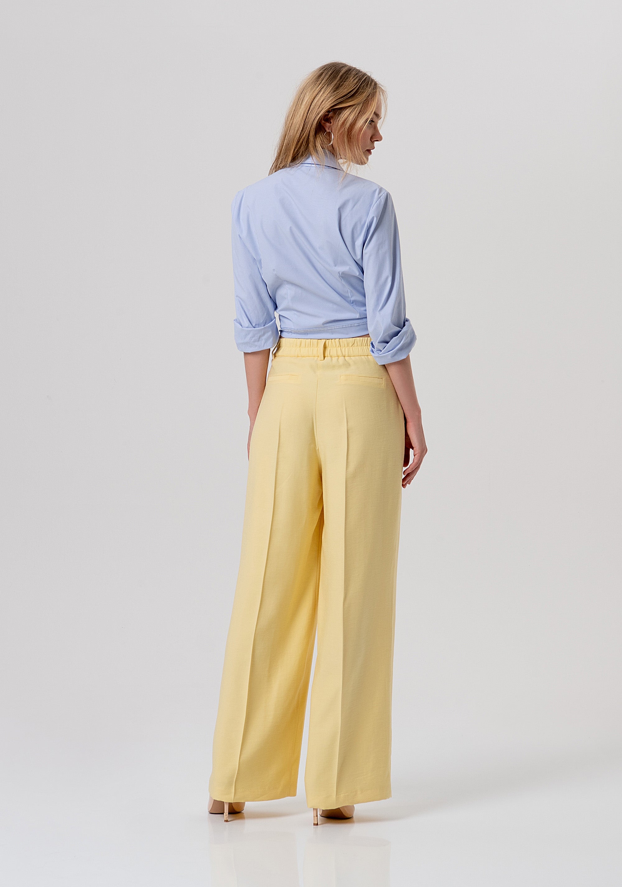 Pantalone flare a palazzo FY26SV3036W83601-184 Fracomina