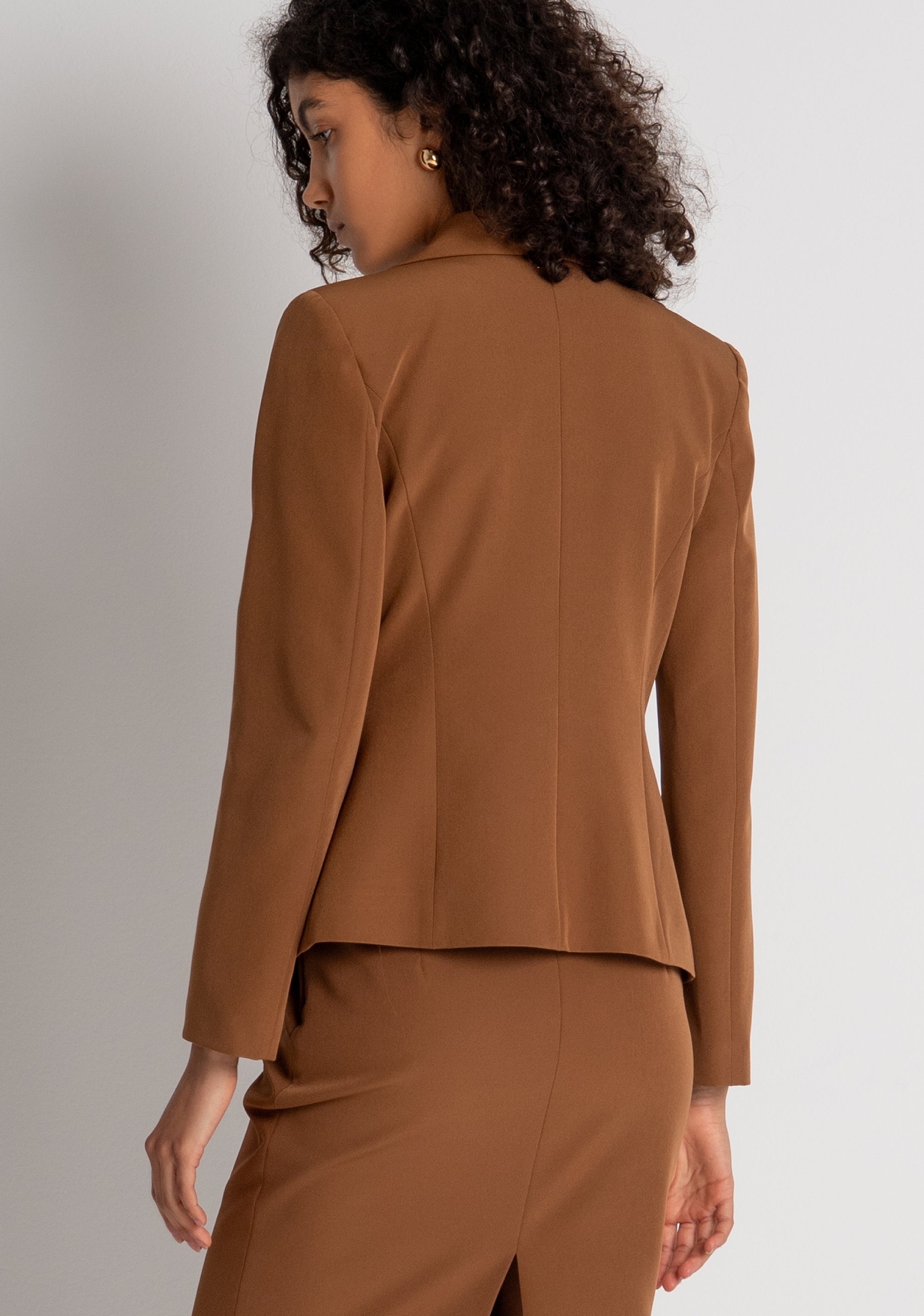 Blazer regular monopetto FRACOMINA — immagine 4 di 6