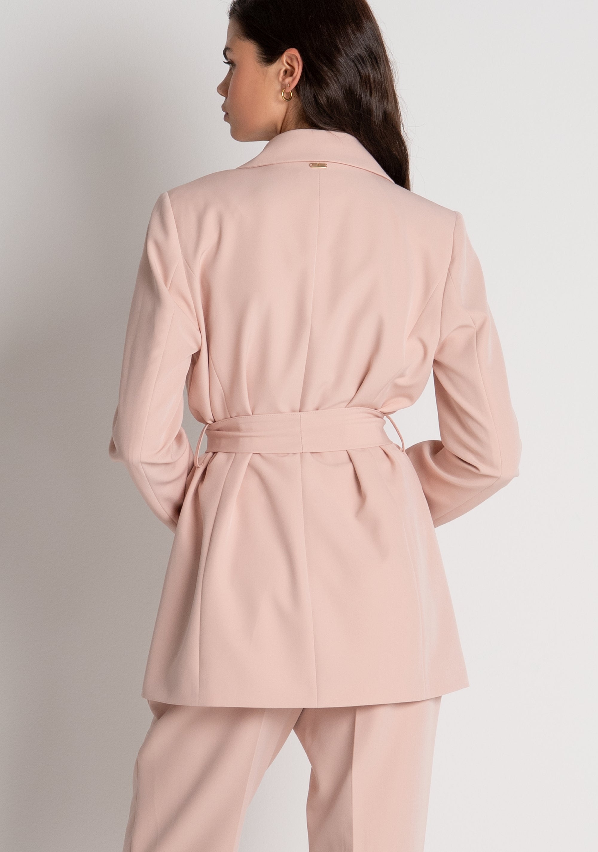 Blazer regular doppiopetto con fusciacca in vita FRACOMINA — immagine 4 di 6