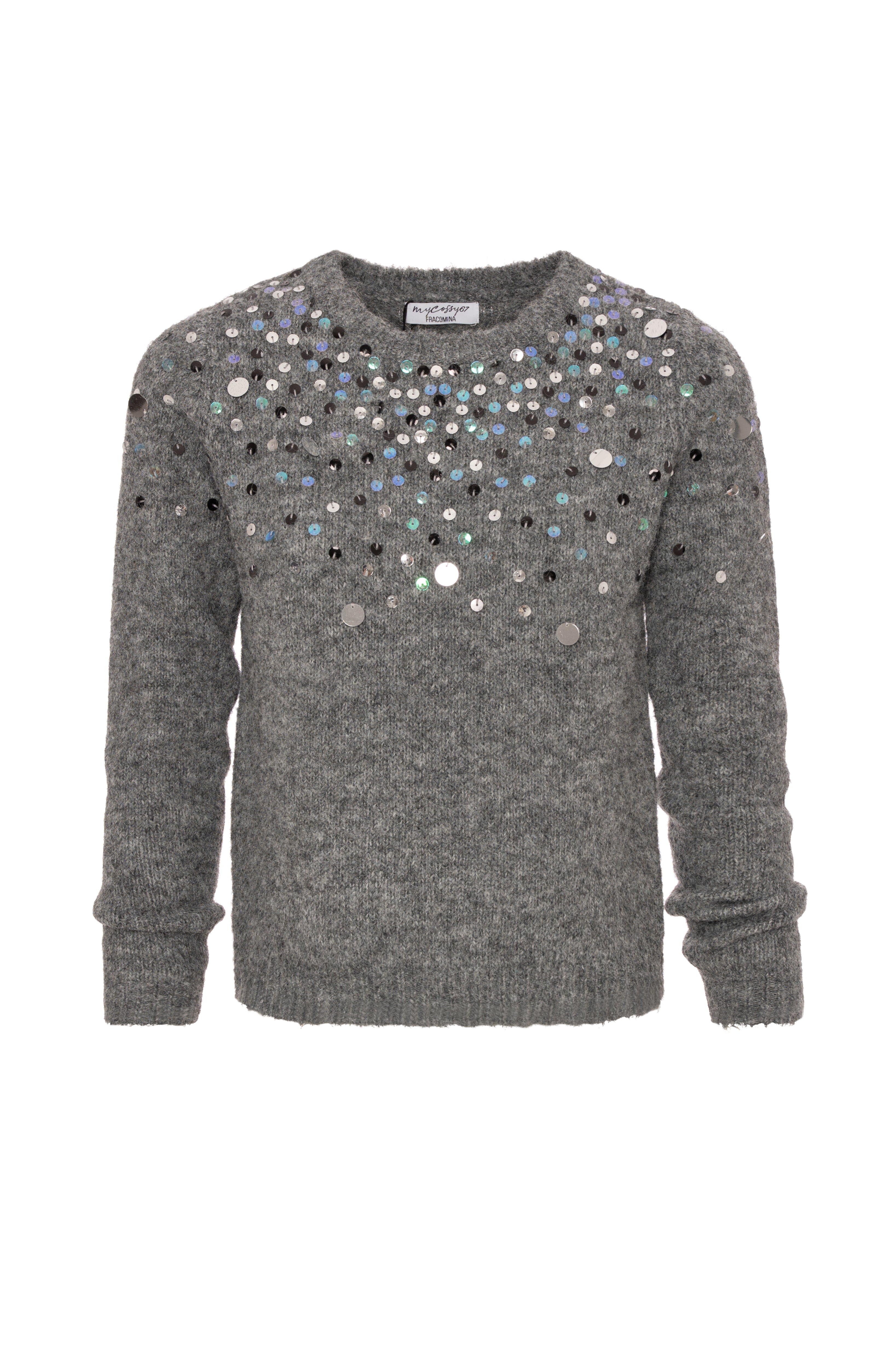 Maglia regular con applicazioni luminose FY26WT7060K563R9-KE9 Fracomina