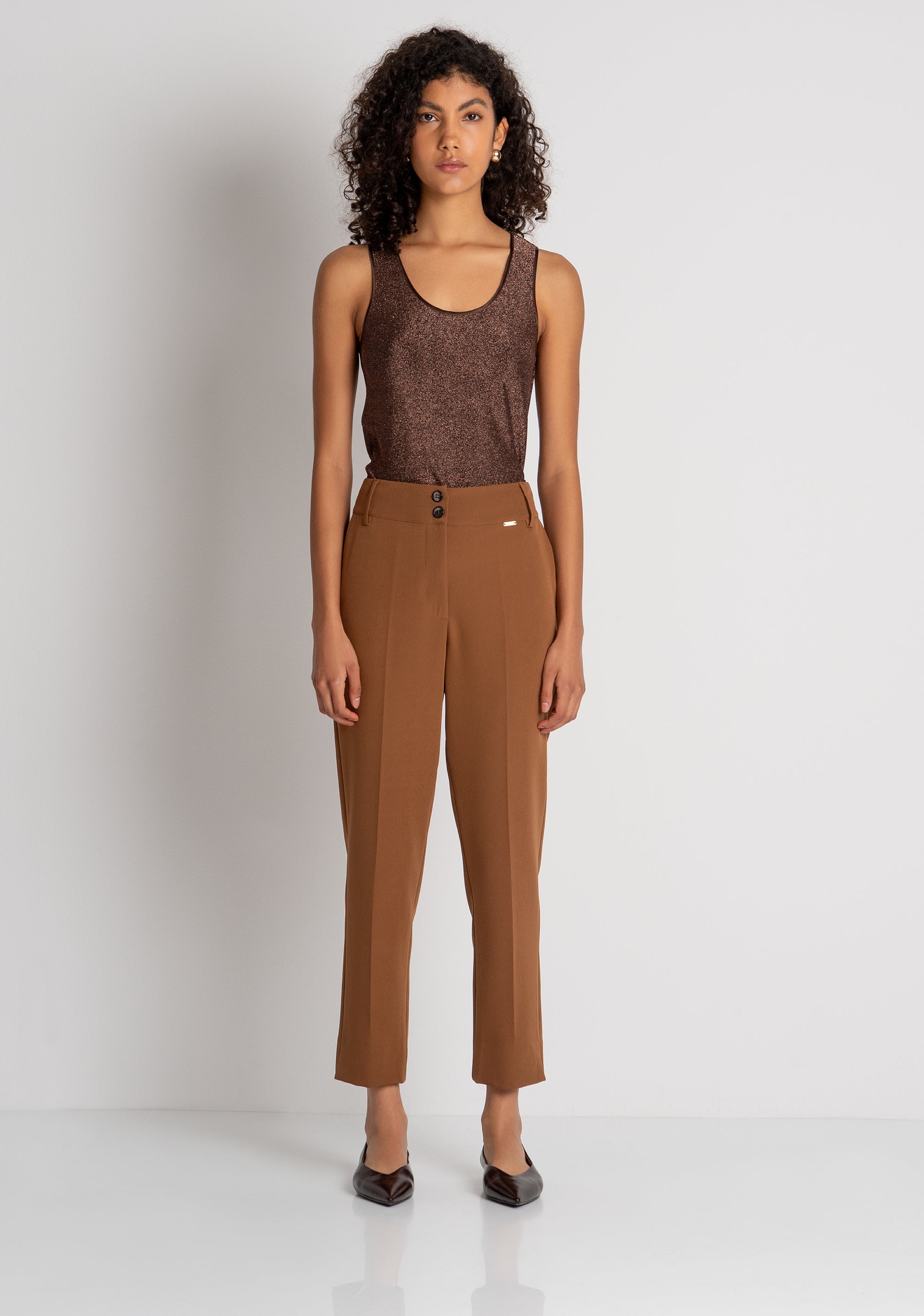 Pantalone chino slim in tessuto stretch FY26WV4012W42901 FRACOMINA