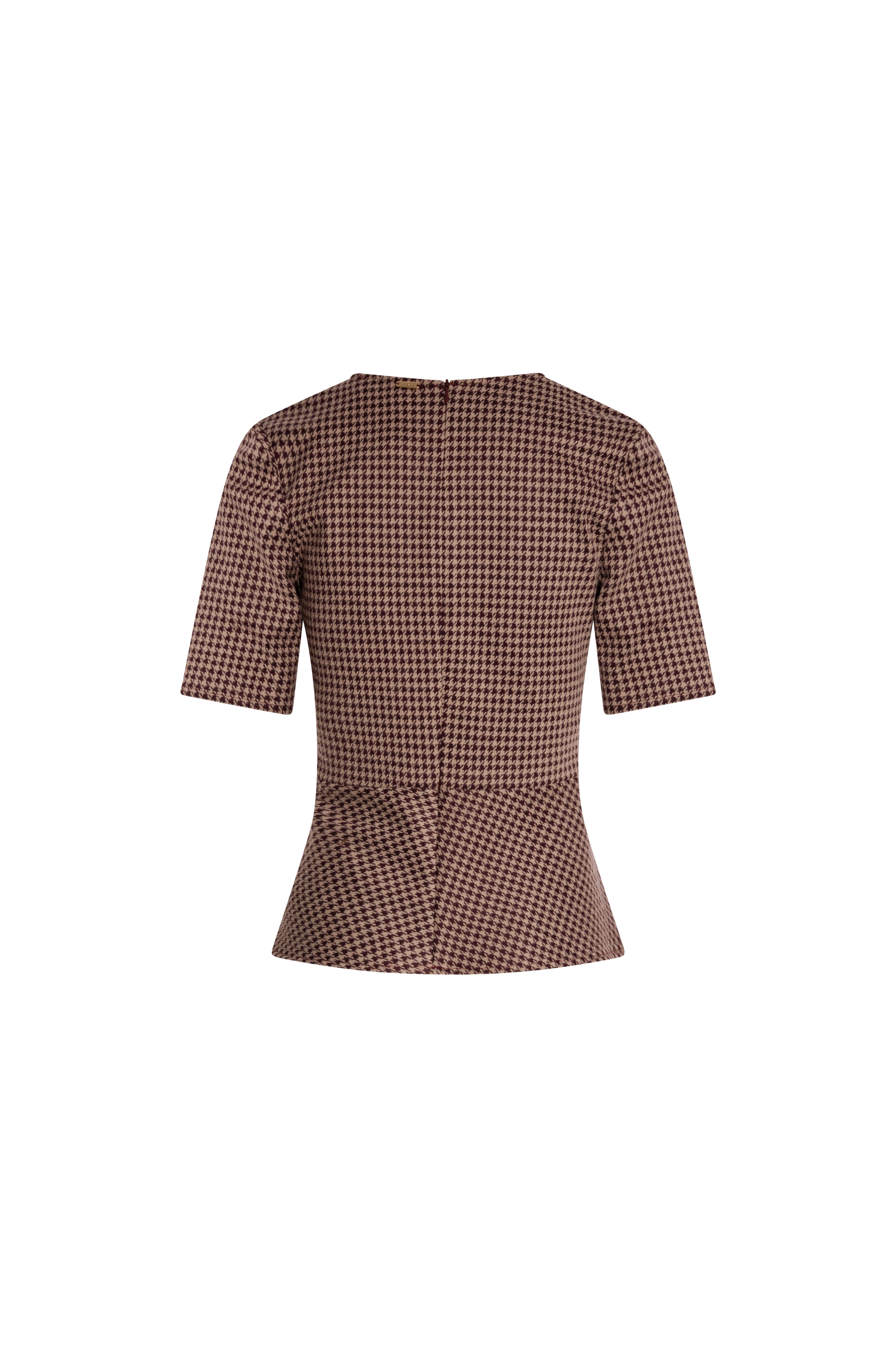 Blusa regular in pied de poule FZ26WT1001W461F6-KM7 Fracomina