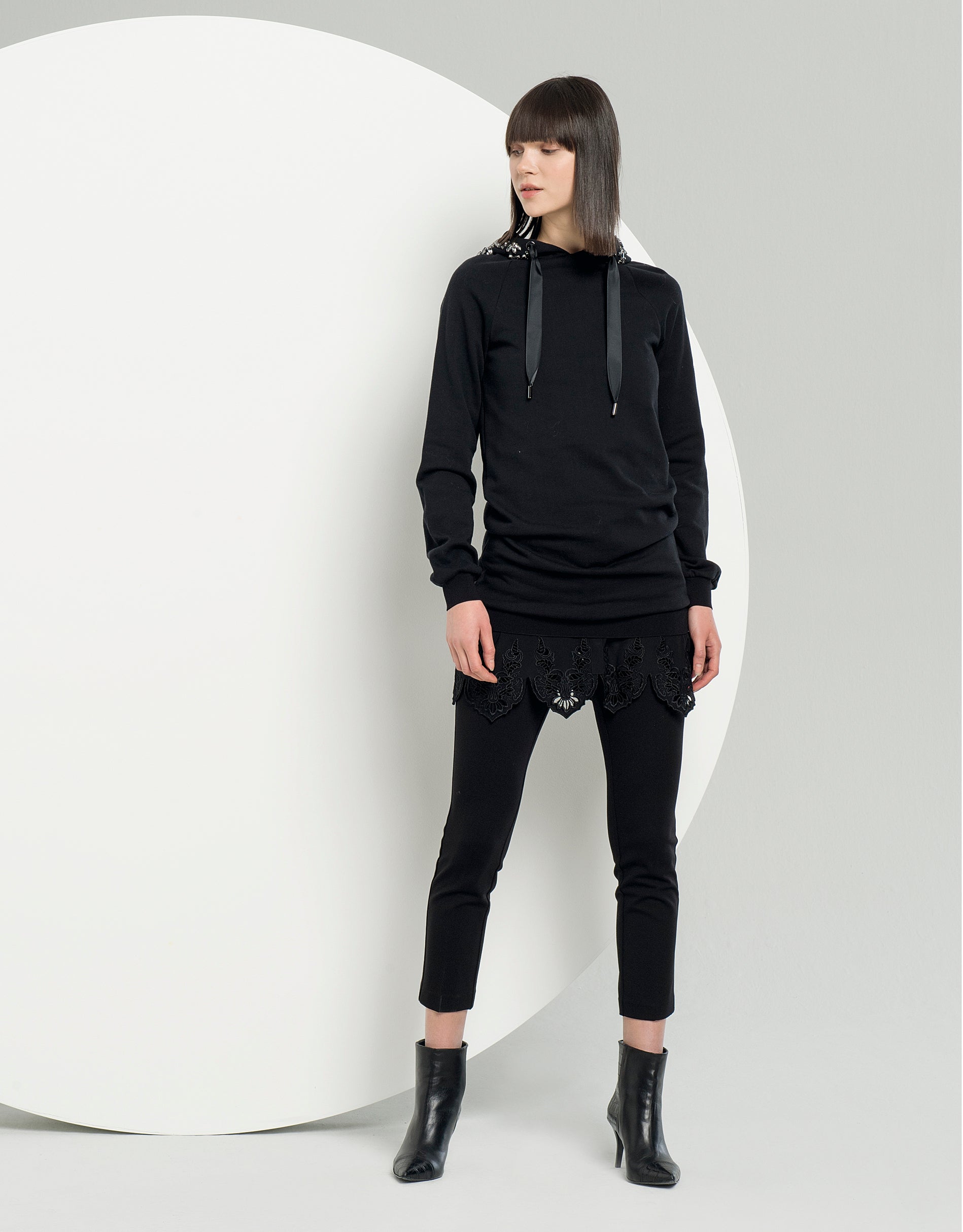 Pantaloni skinny in tessuto stretch