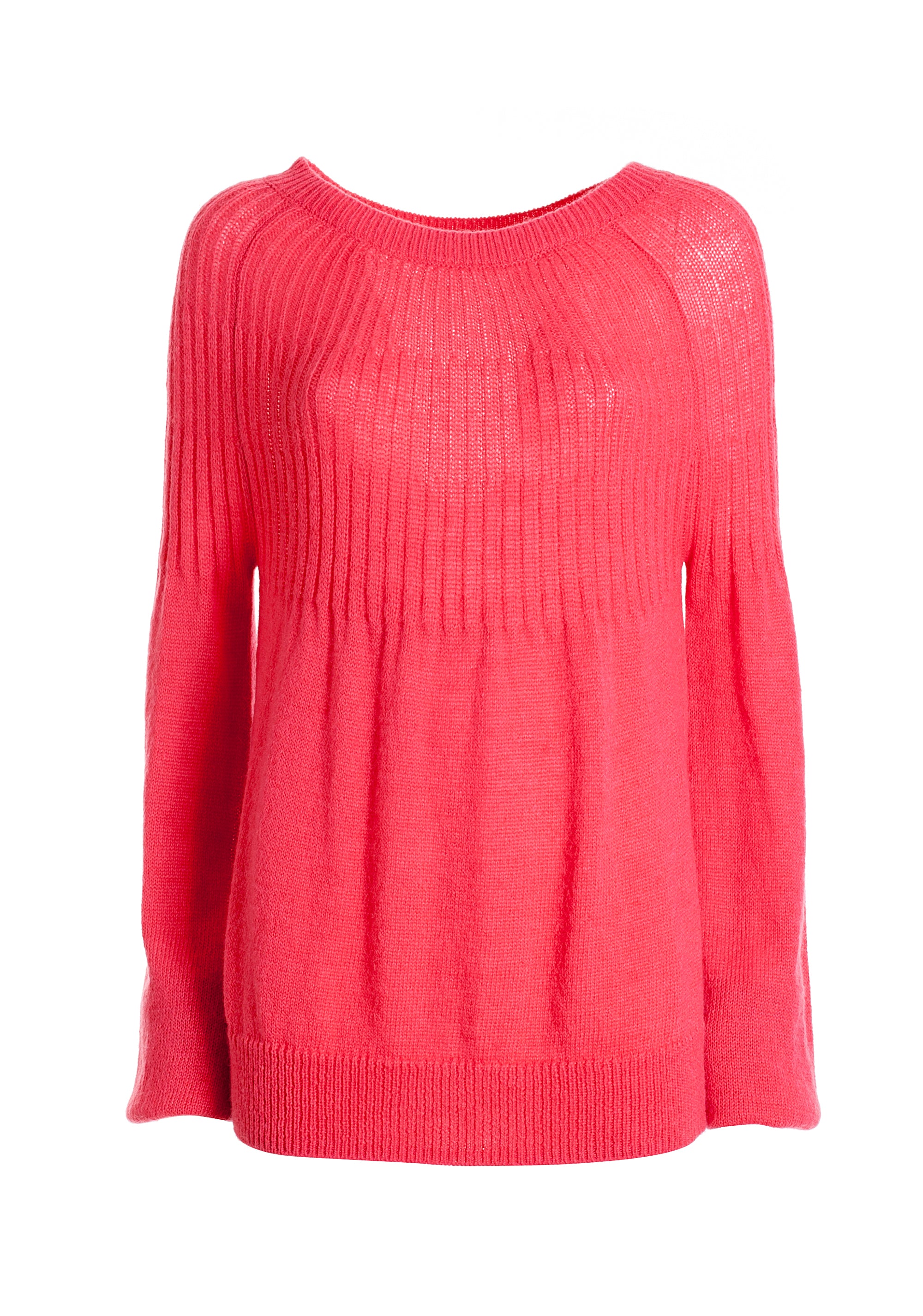 Maglia ampia con disegno a coste