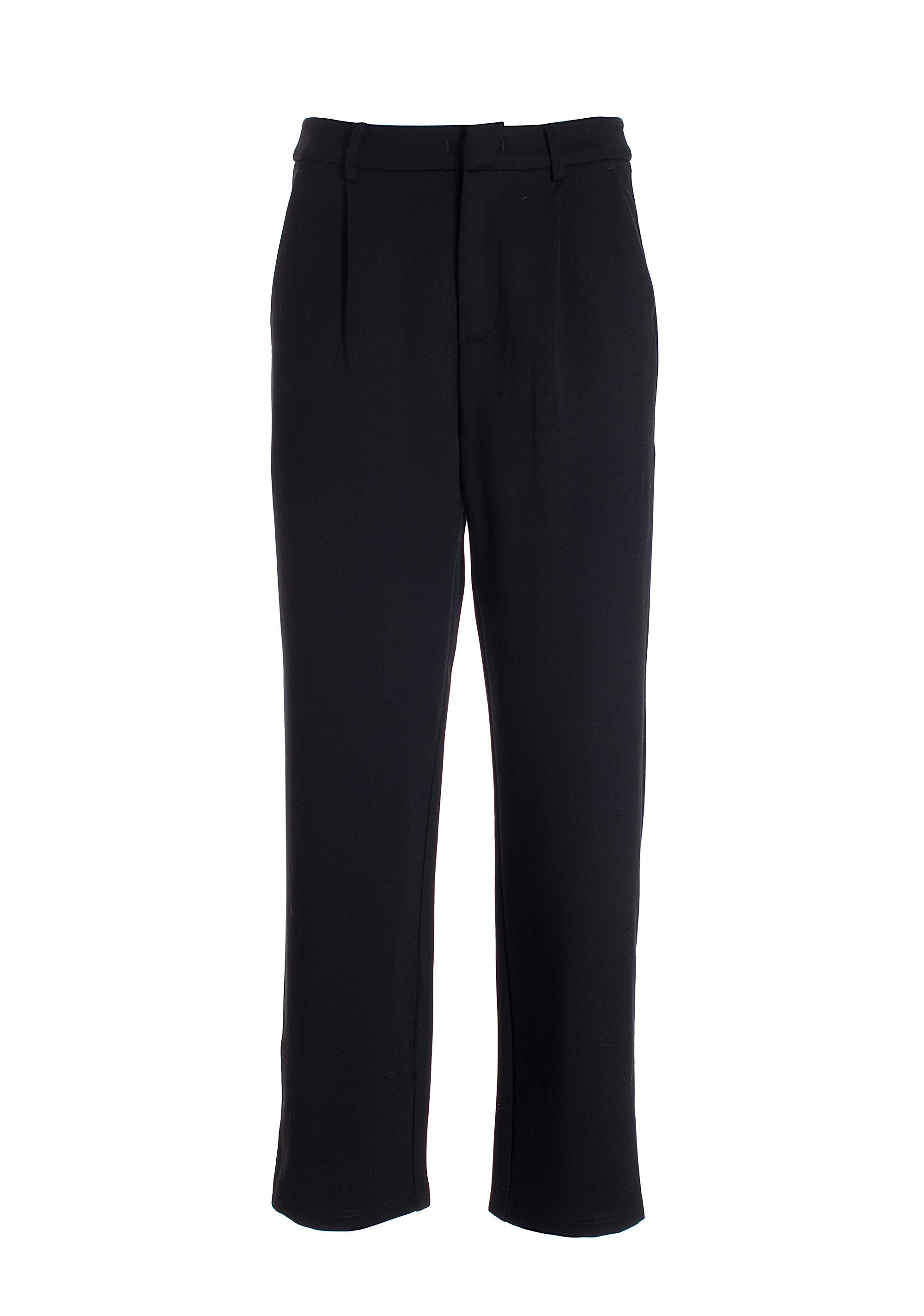 Pantalone linea diritta cropped in tessuto tecnico