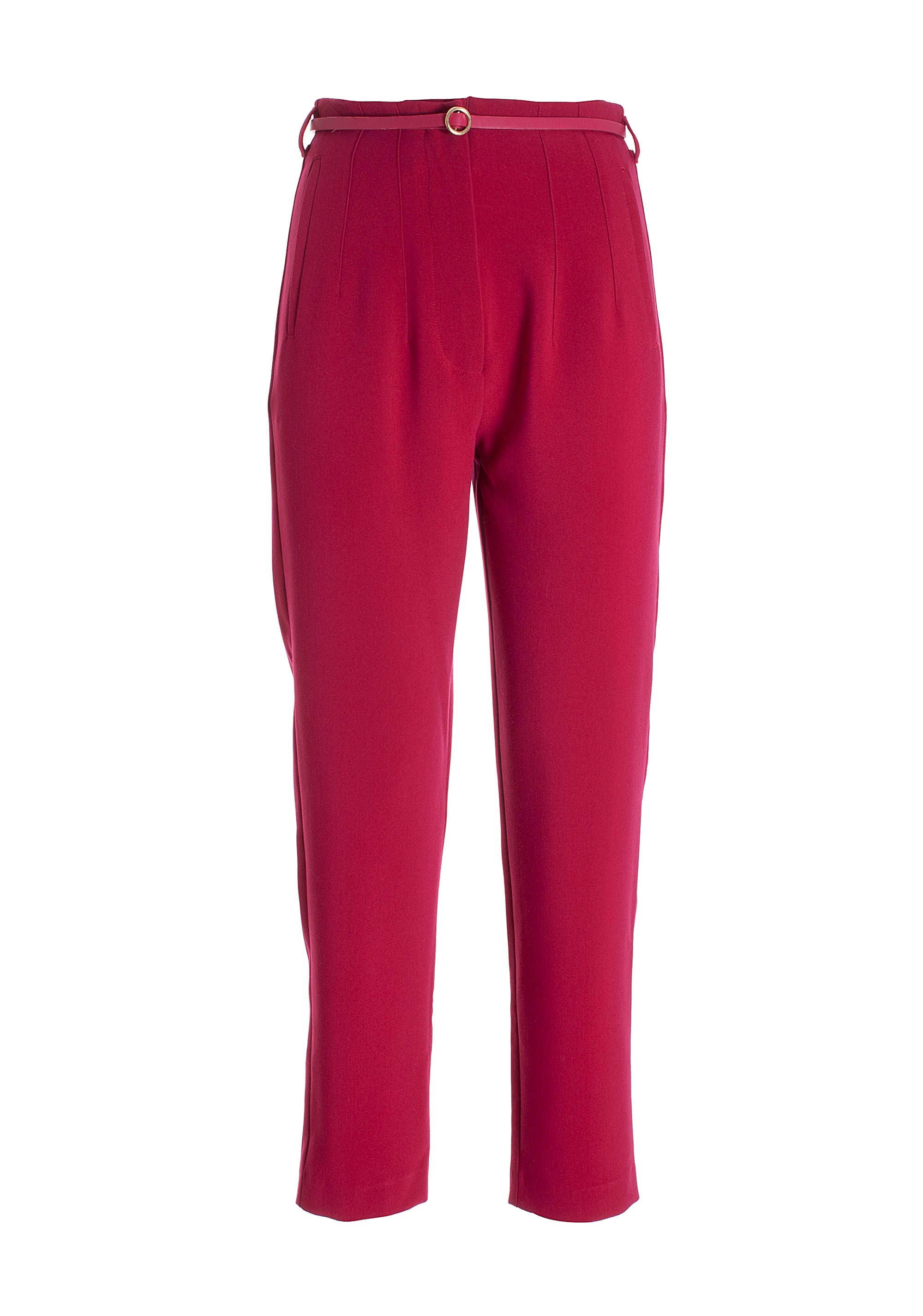 Pantalone fitted in tessuto tecnico