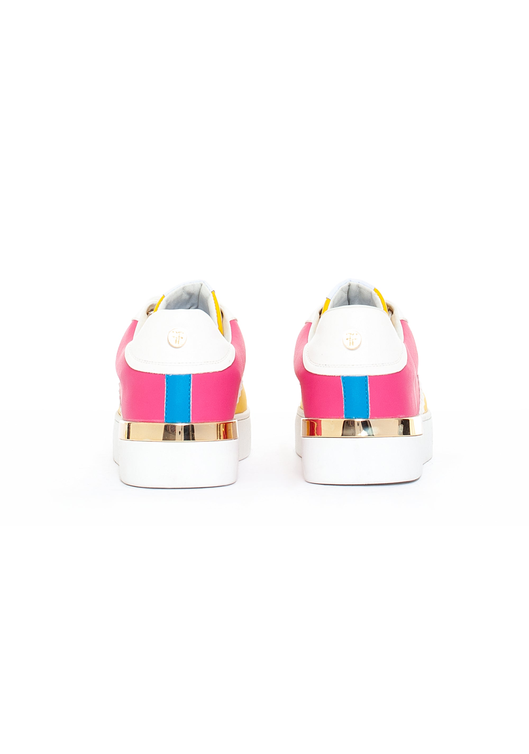 Sneakers stringate in eco pelle multi colore-FRACOMINA-F722WS6004P41101-A81-FL-35