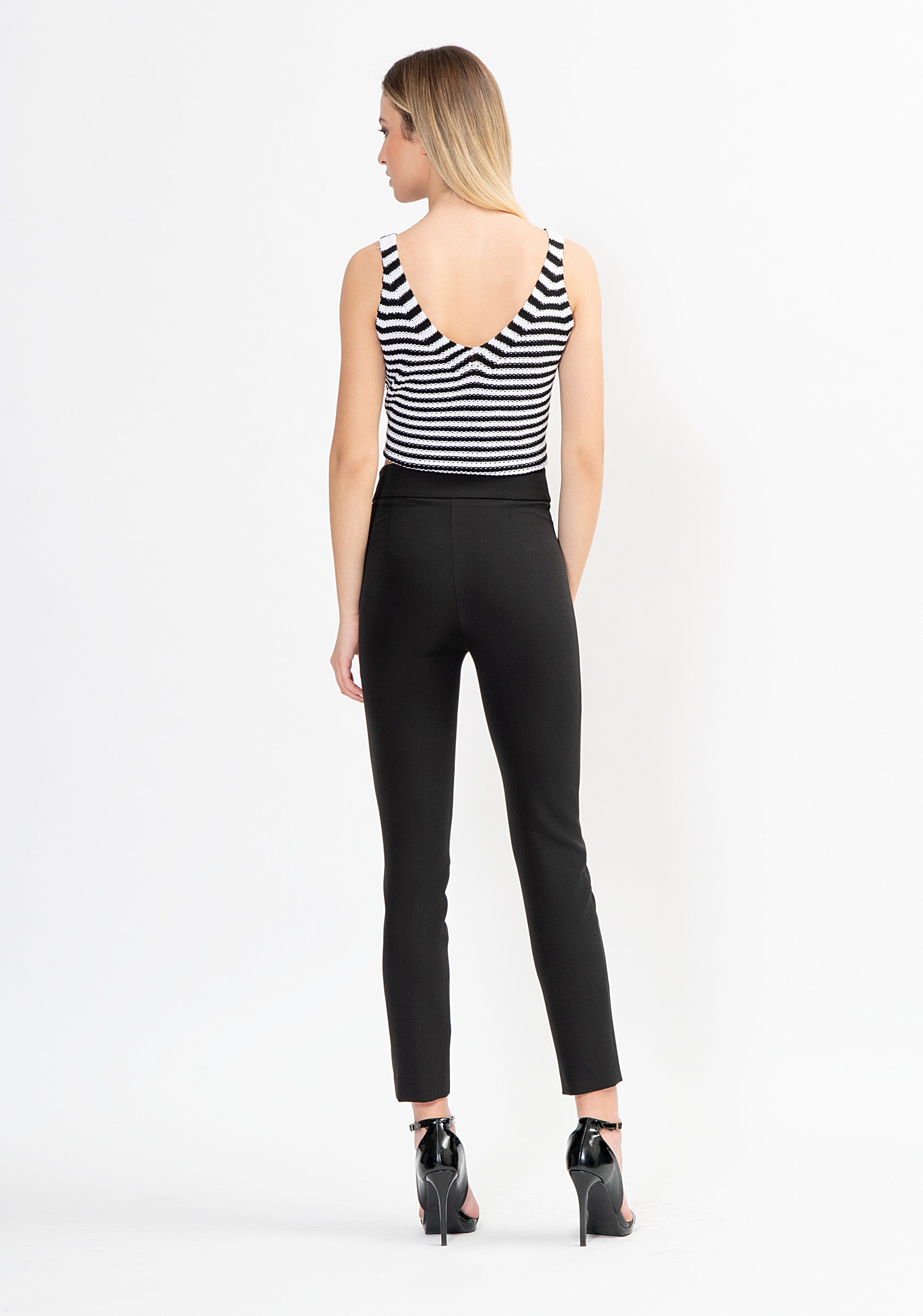 Pantalone slim in tessuto tecnico