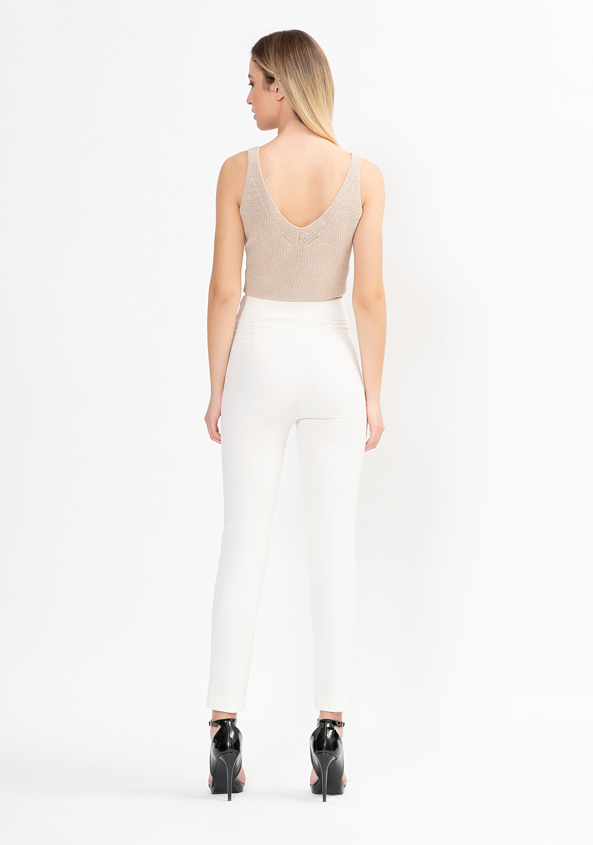 Pantalone slim in tessuto tecnico