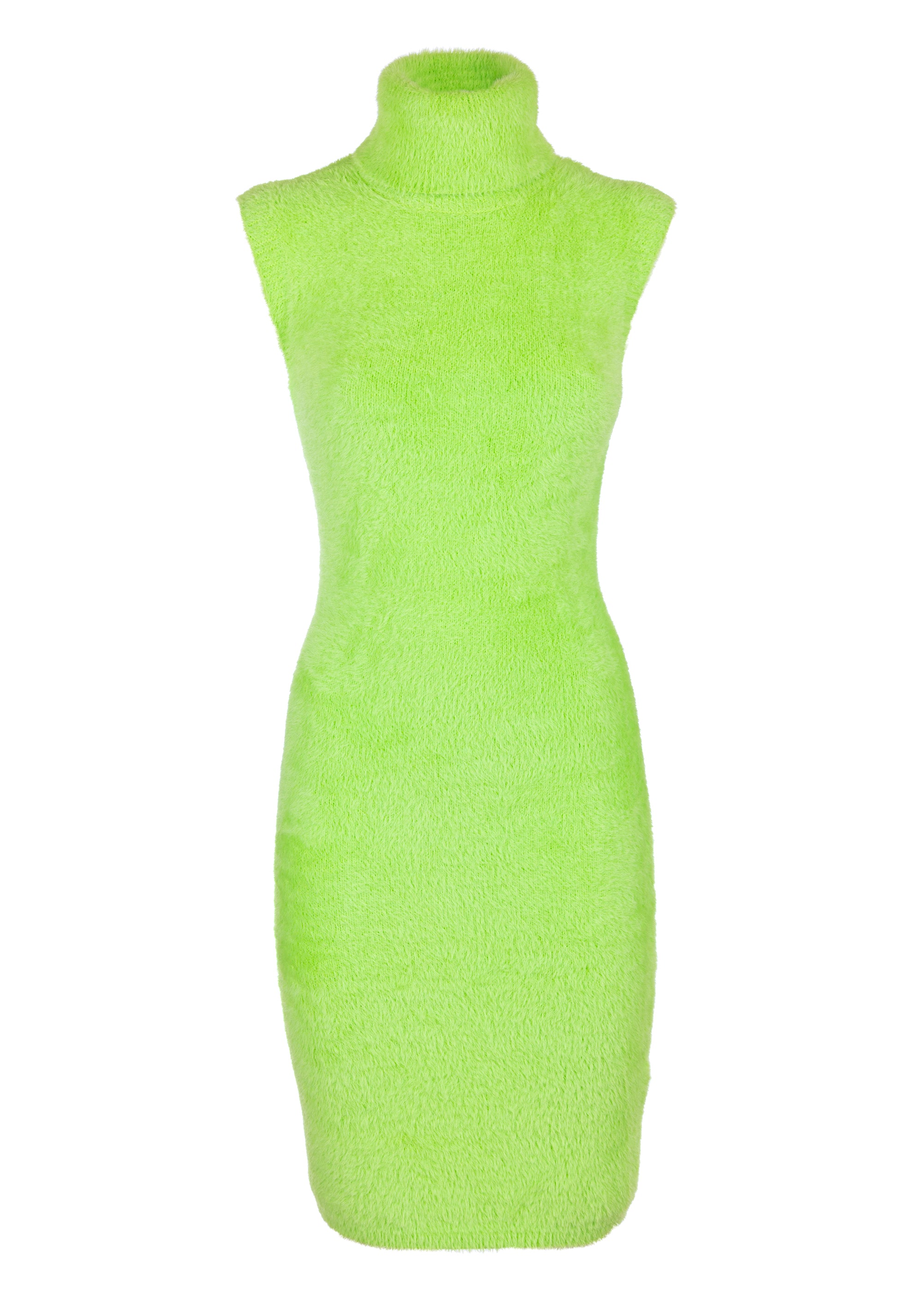 Abito slim effetto peluche