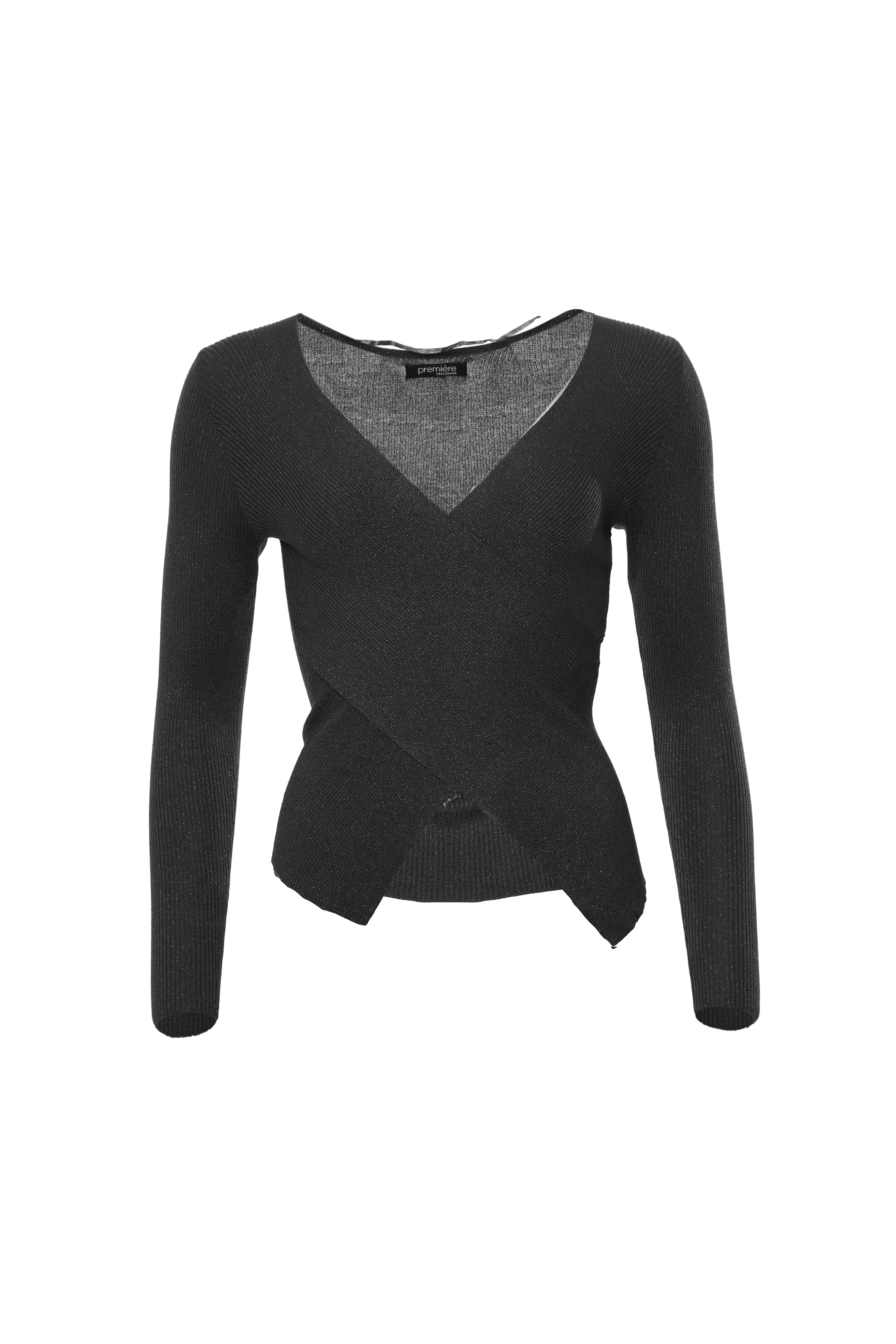 Maglia in lana incrociata