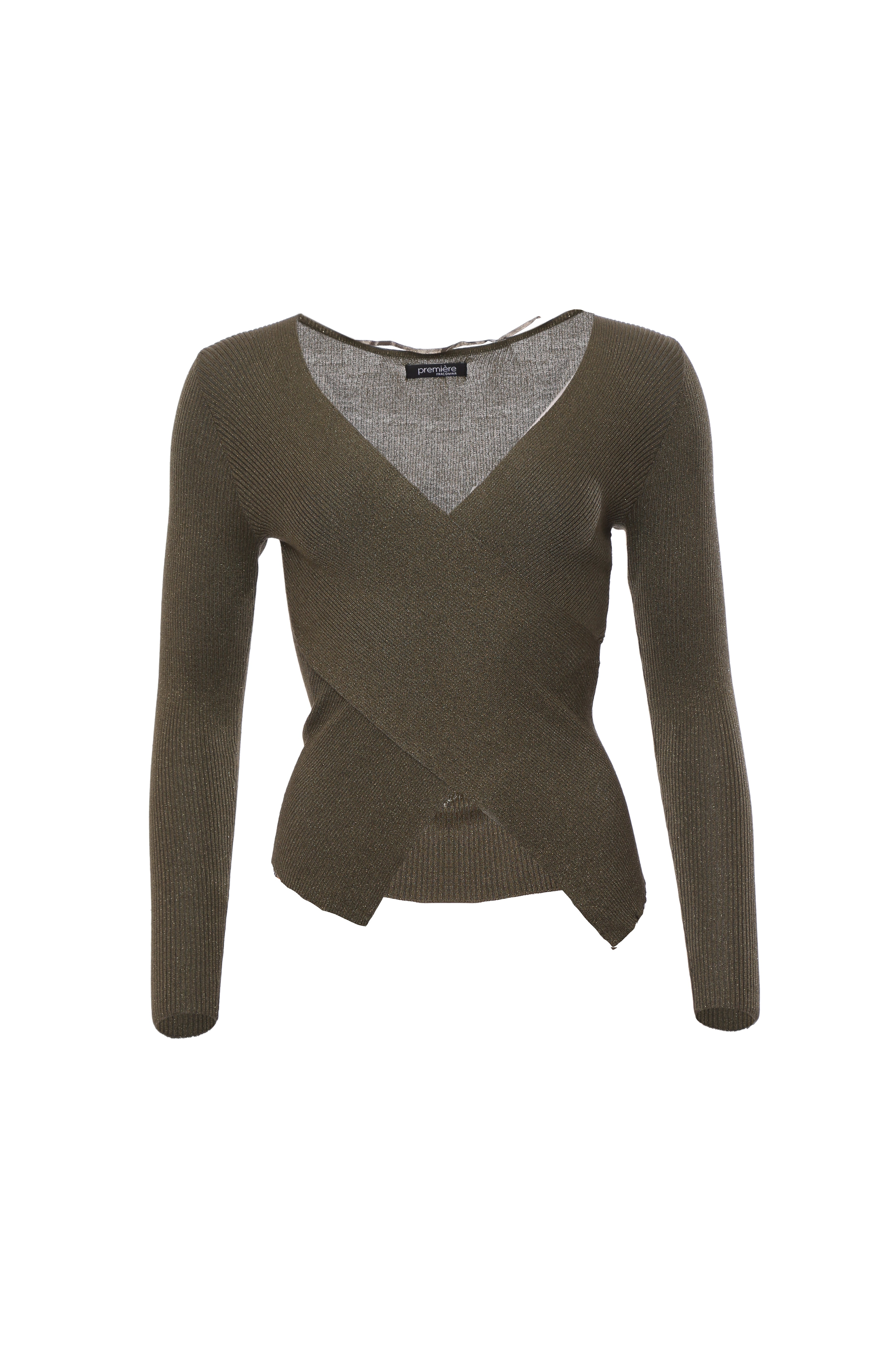Maglia in lana incrociata