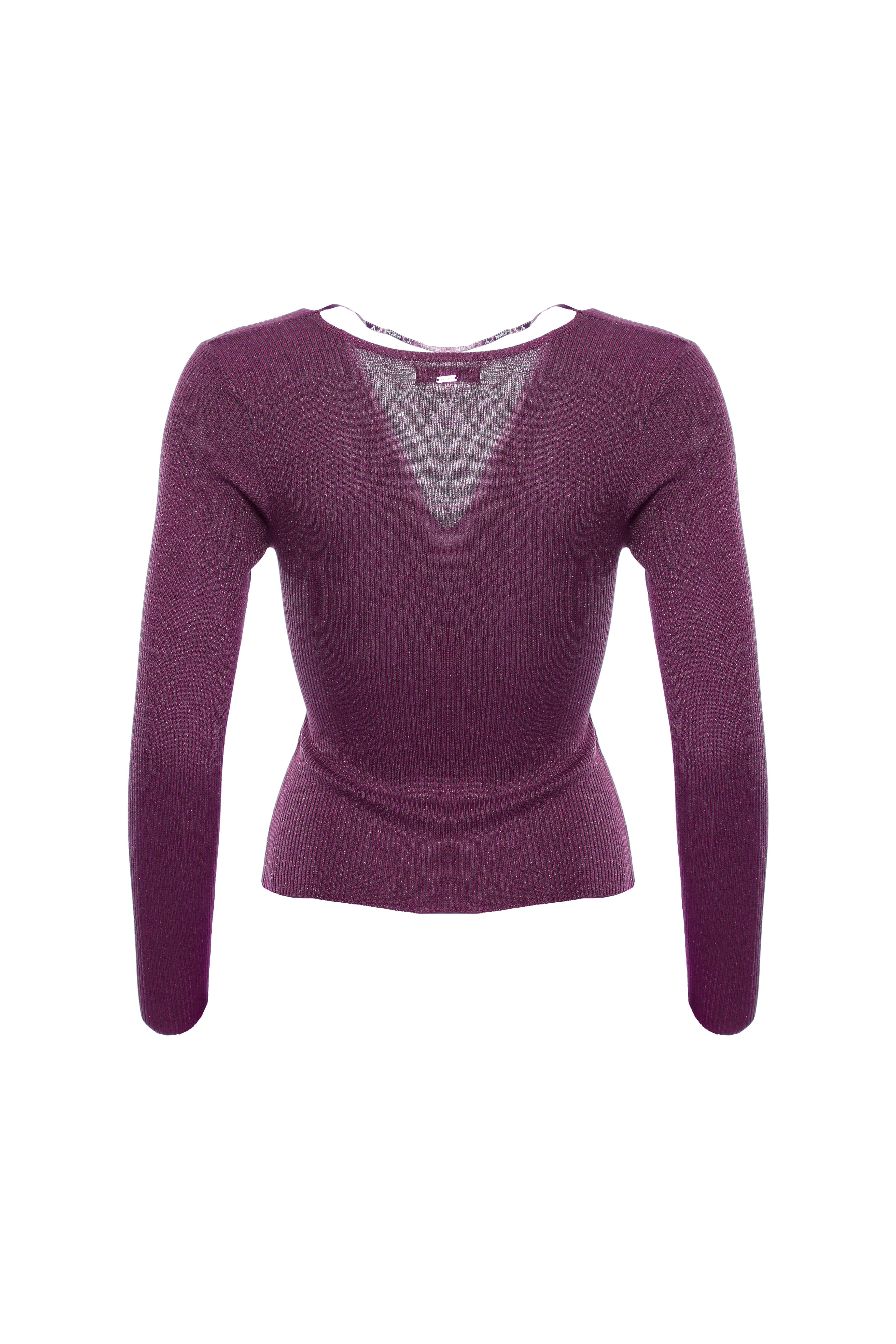 Maglia in lana incrociata