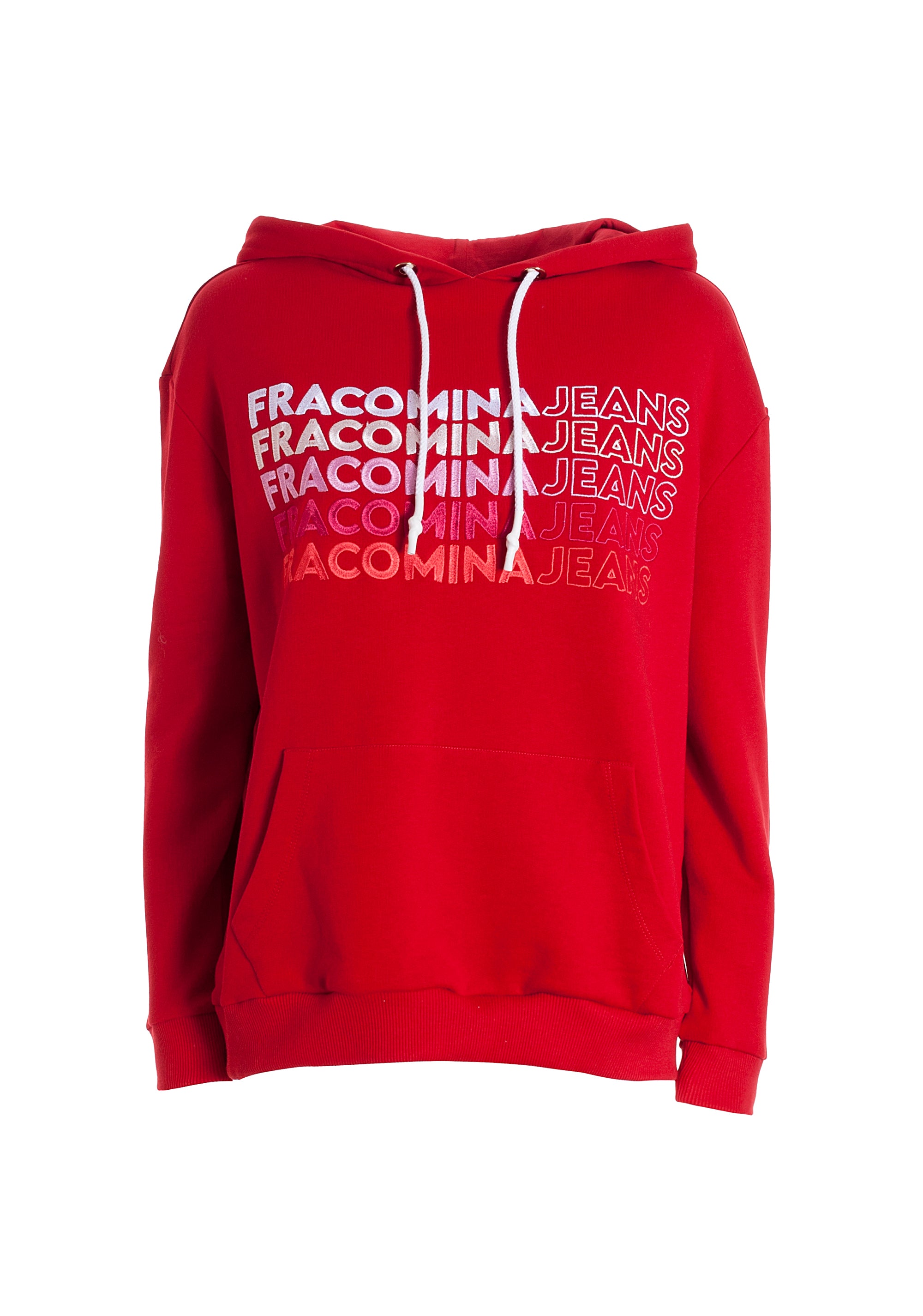 Felpa regular con ricamo logo