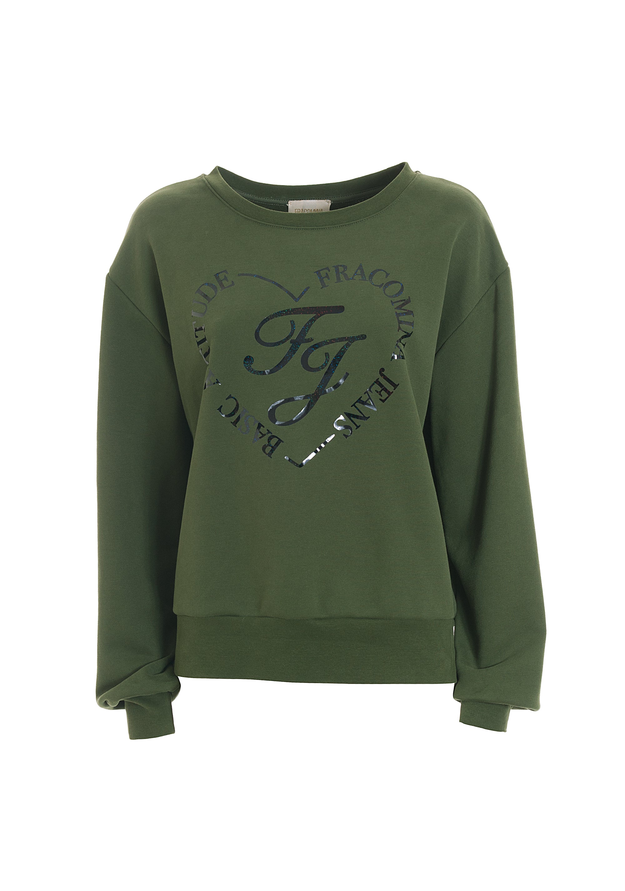 Felpa regular con stampa logo-FRACOMINA-FP22WT9001F408N5-971-FA-XS