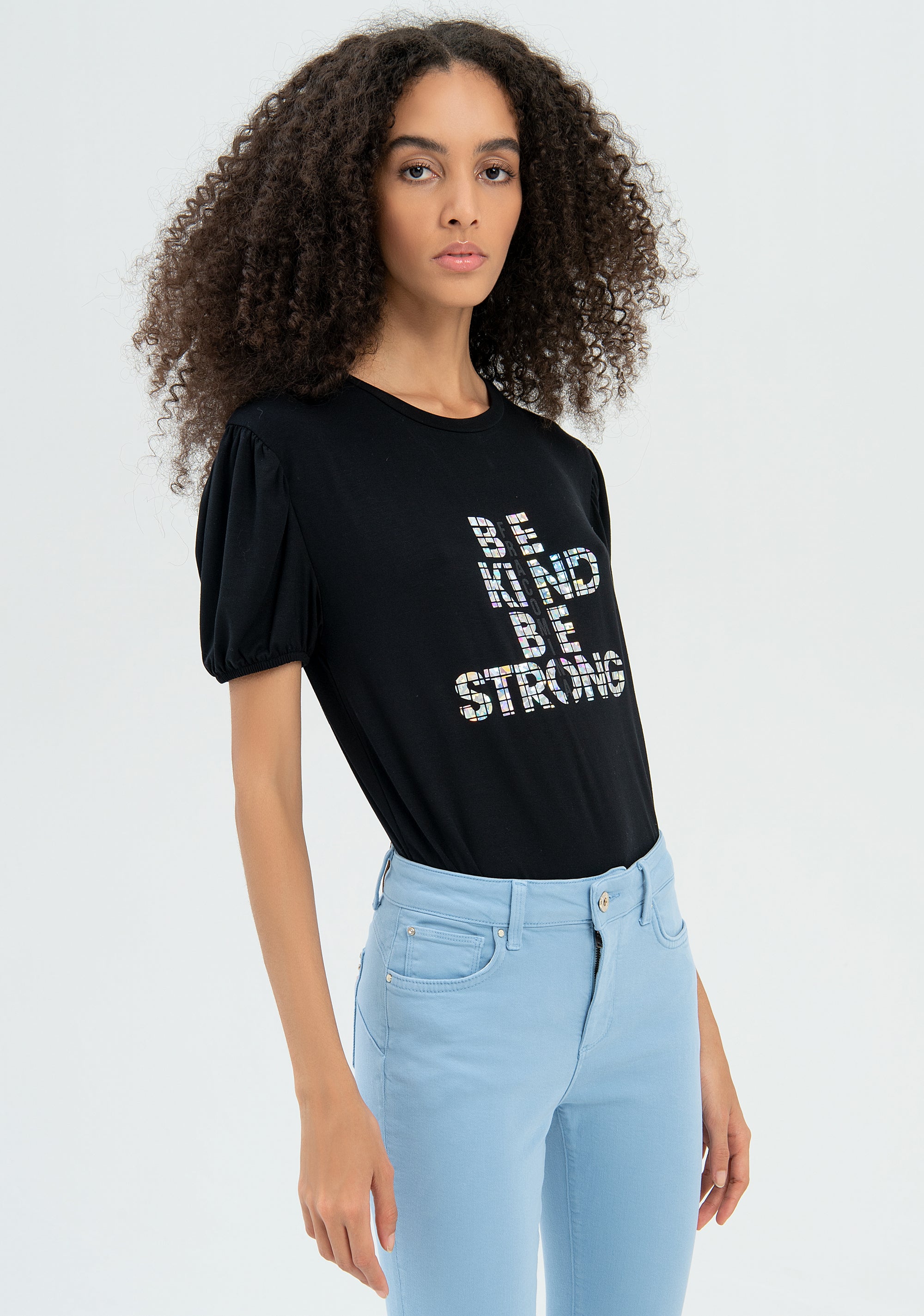 Jeans skinny effetto shape up in gabardine con lavaggio medio-FRACOMINA-FP22WV8015D41201-234-JN-24