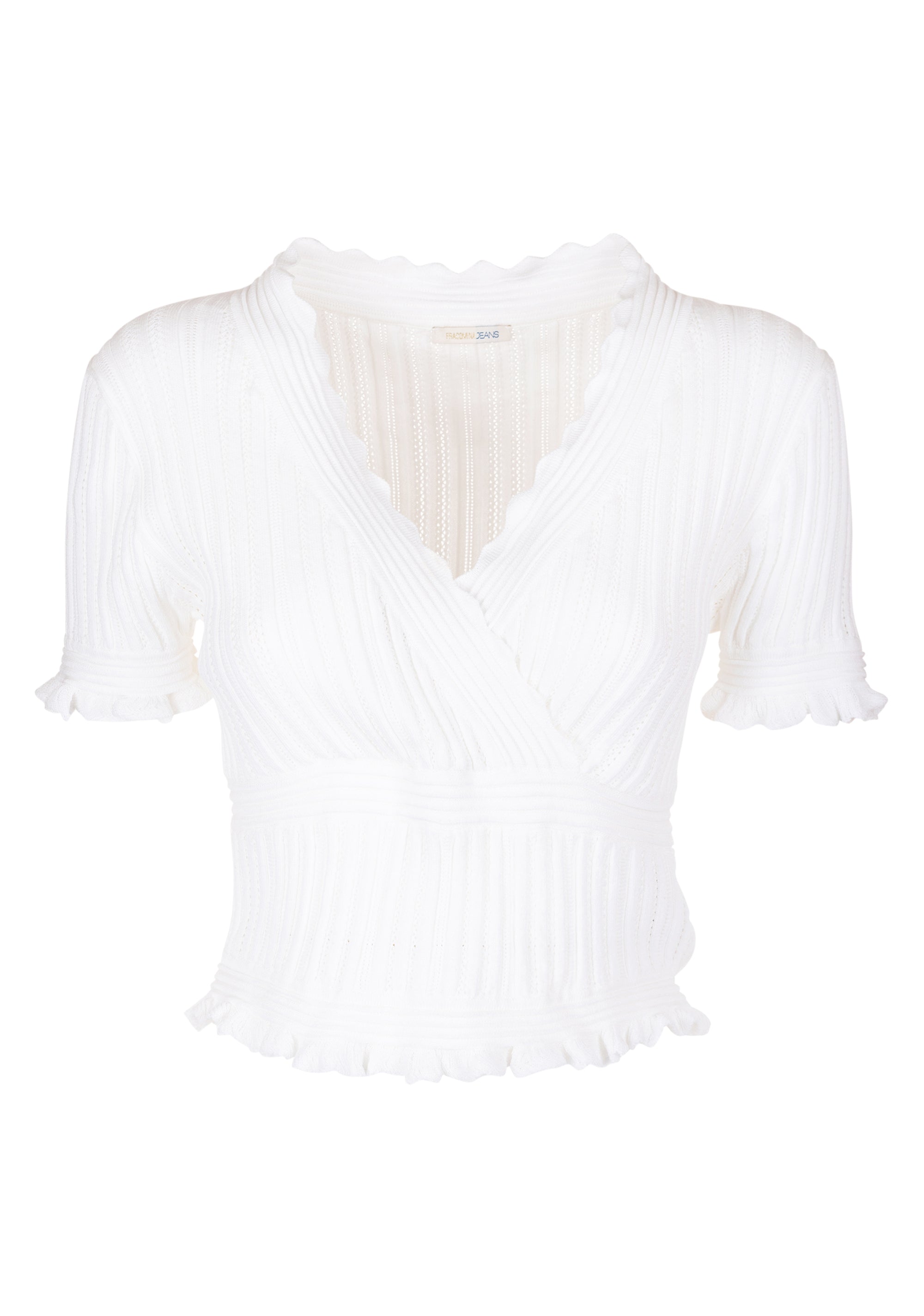 Top slim in maglia