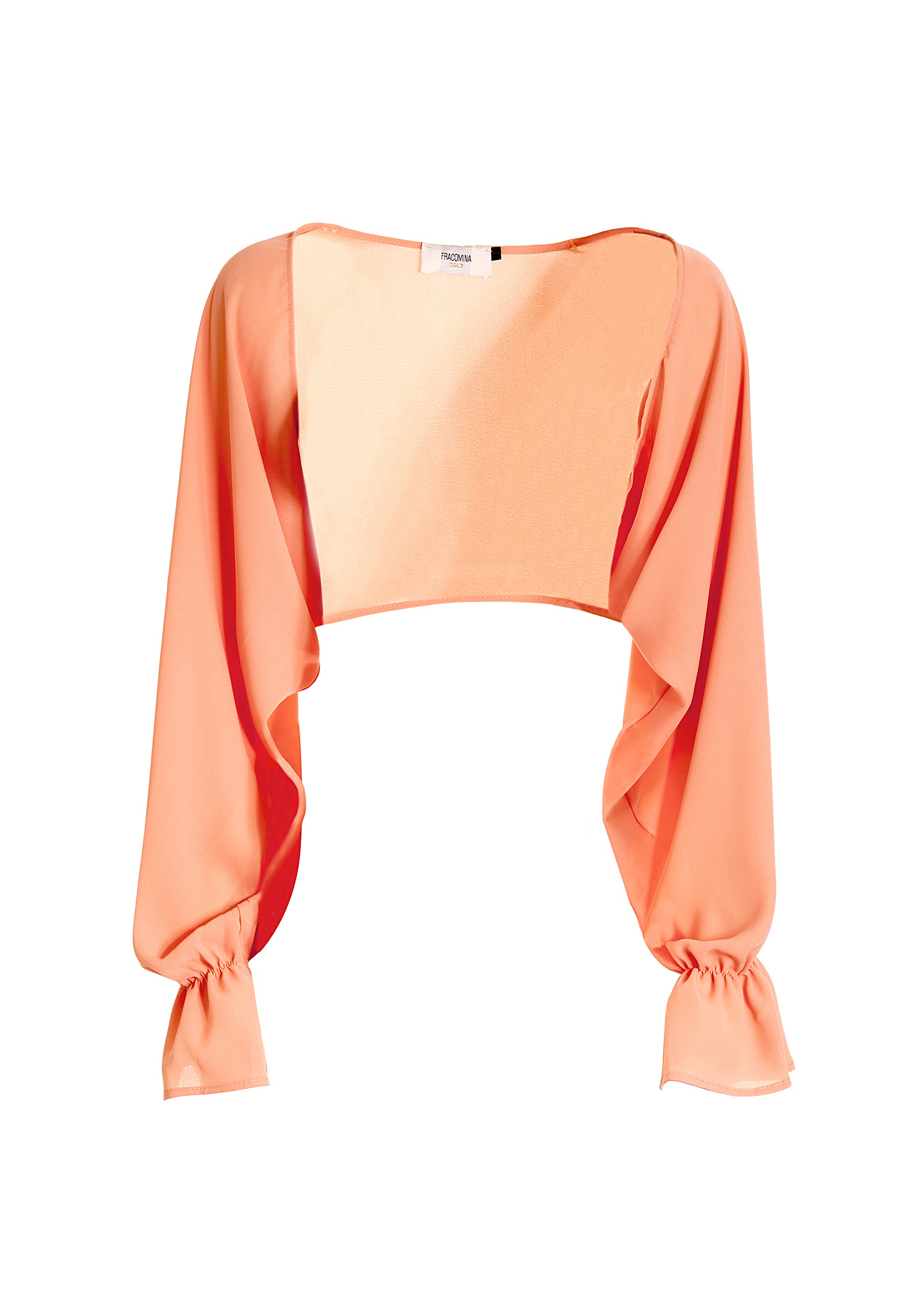Bolero coprispalle regular in georgette