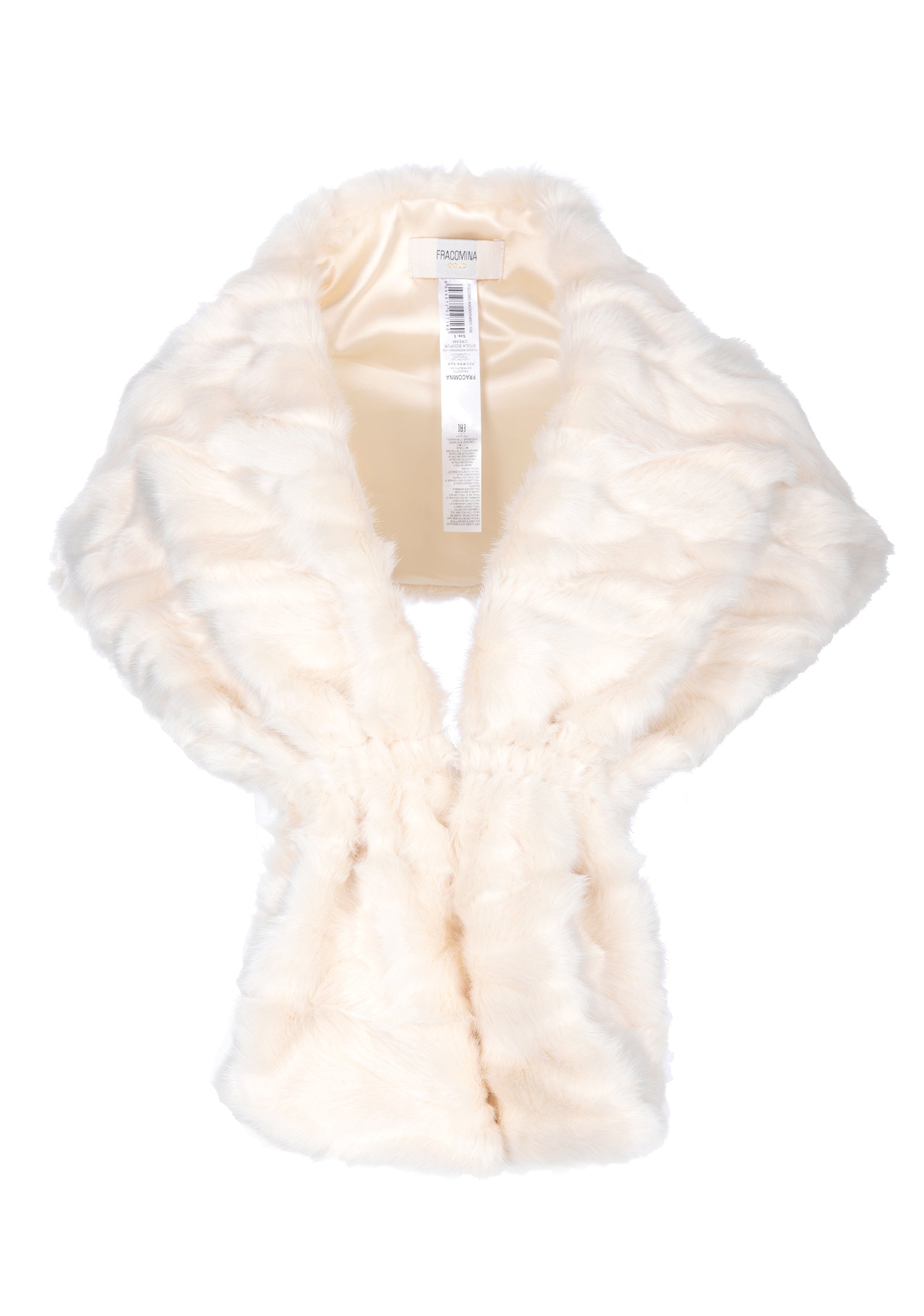 Stola regular in eco pelliccia-FRACOMINA-FQ22WC4003W54801-108-FA-XS