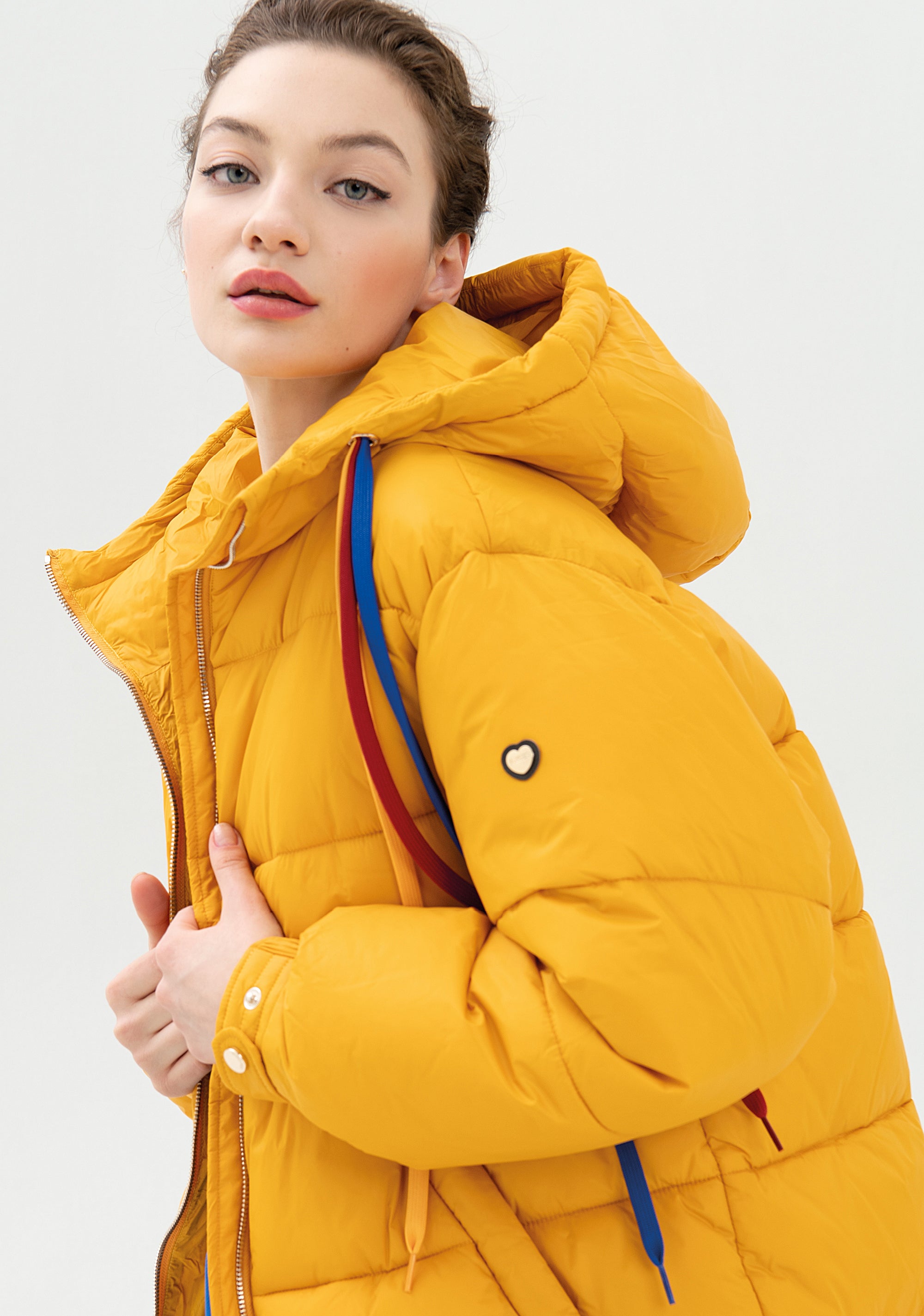 Piumino over in nylon trapuntato