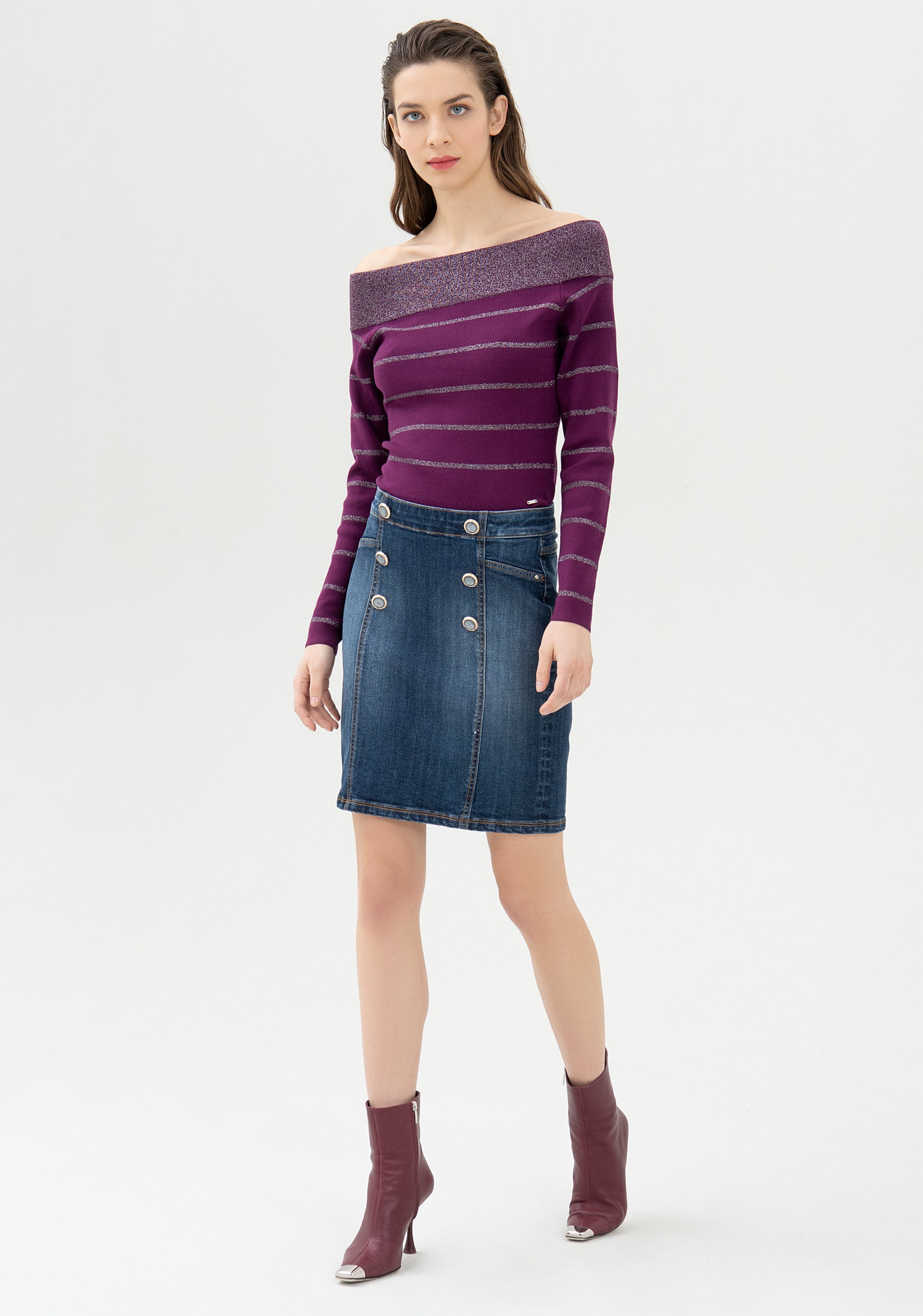 Gonna Jeans Come Trasformare Un Pantalone Largo In Una Gonna