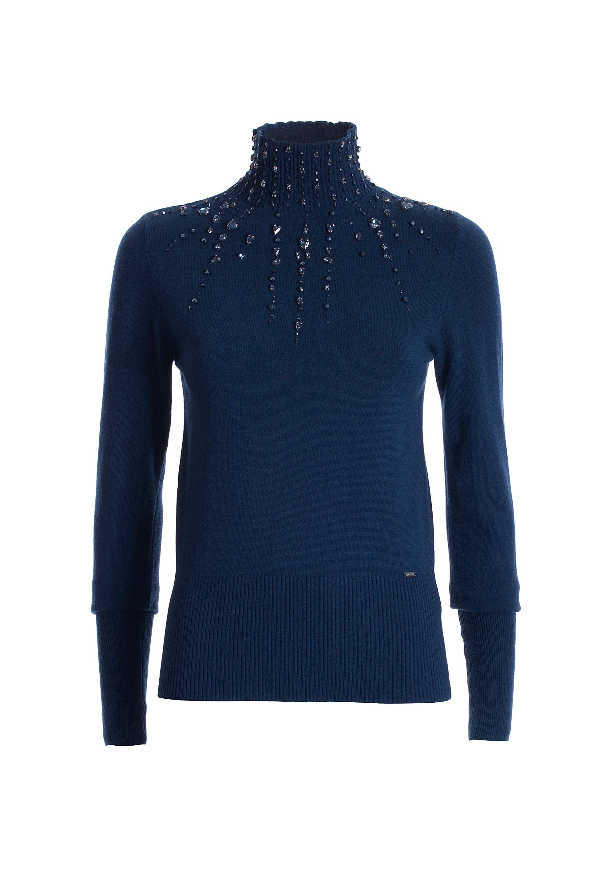 Maglia aderente con collo alto