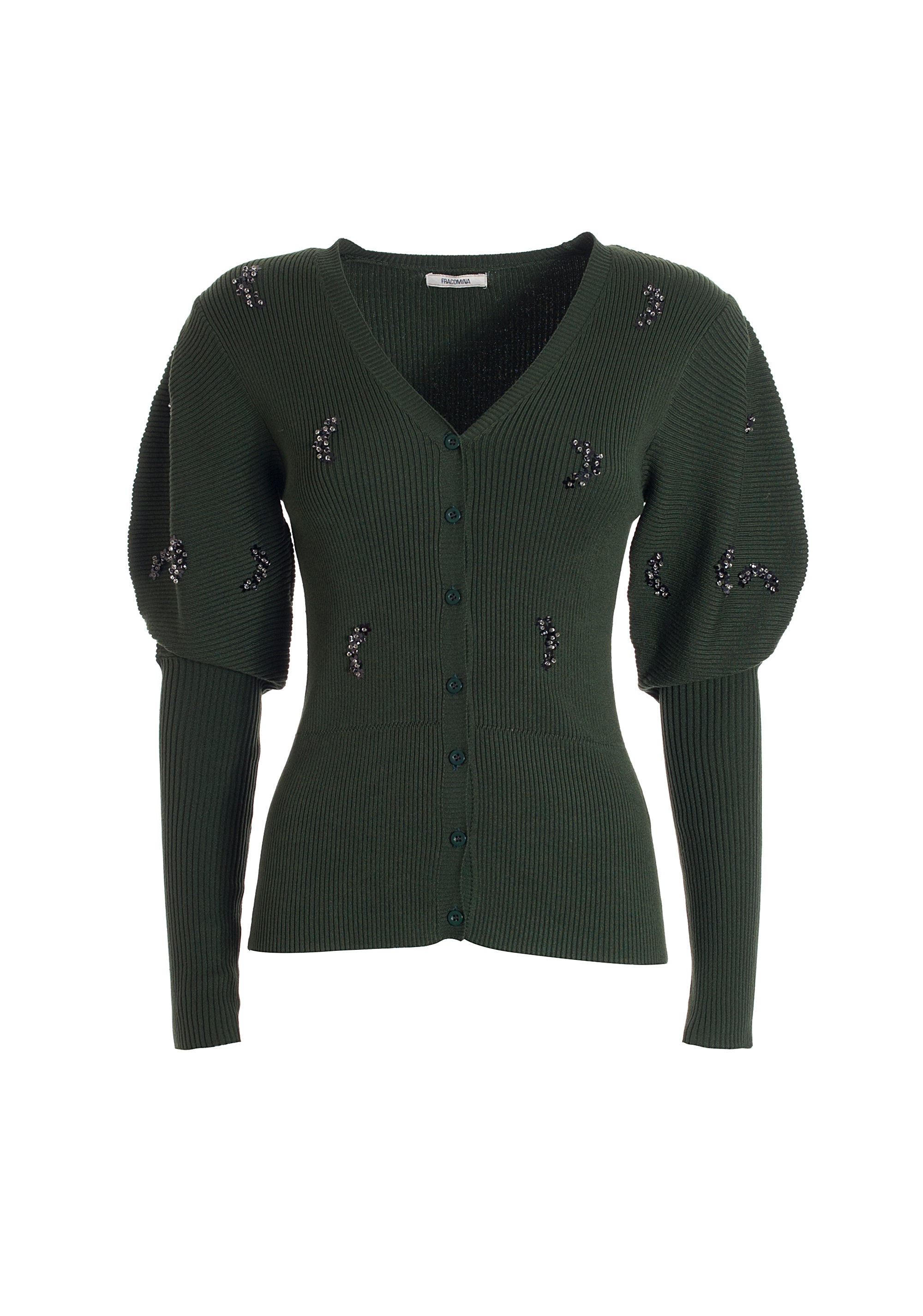 Cardigan aderente a coste