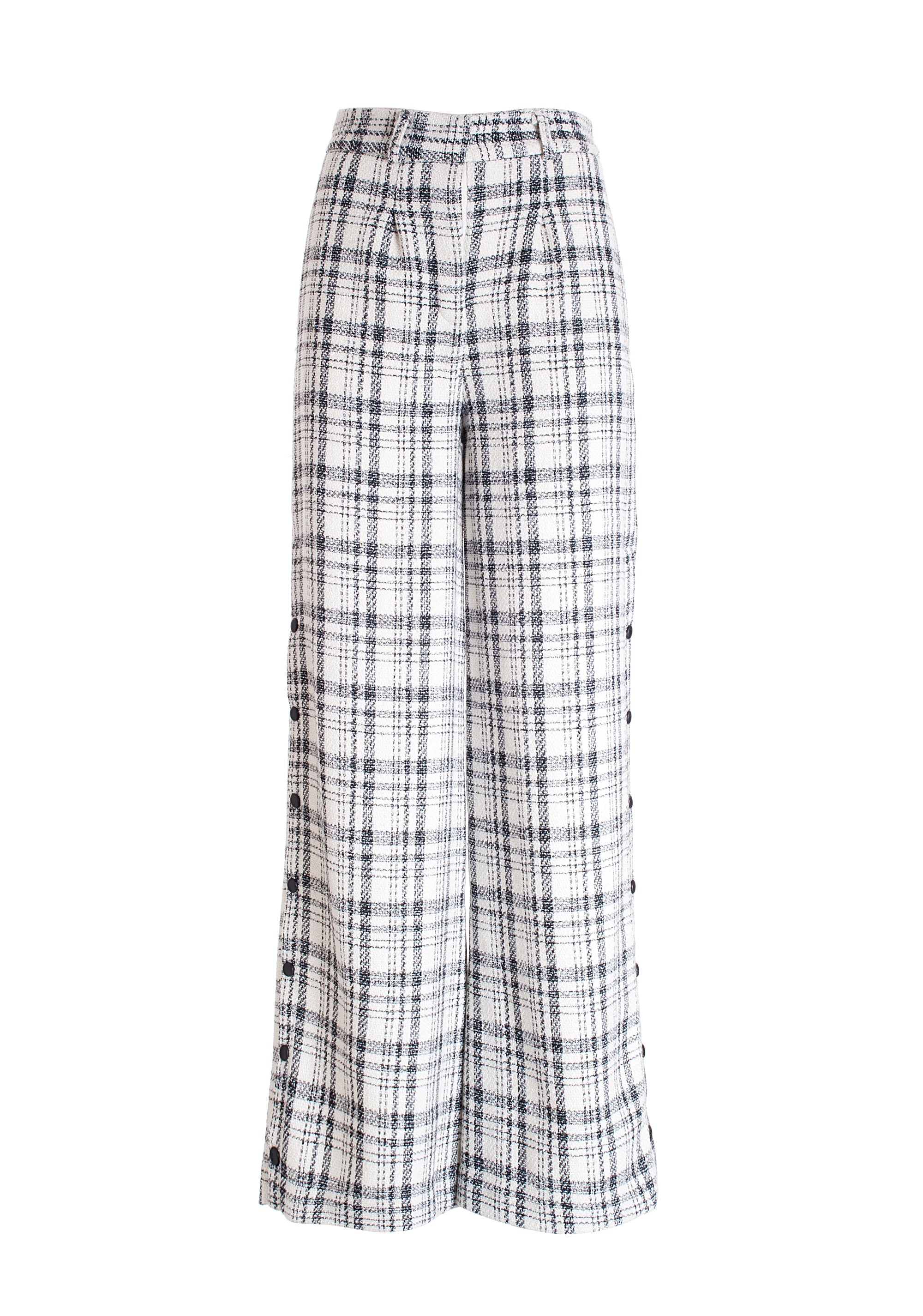 Pantalone palazzo ampio in tweed-FRACOMINA-FR21WV3007O41601