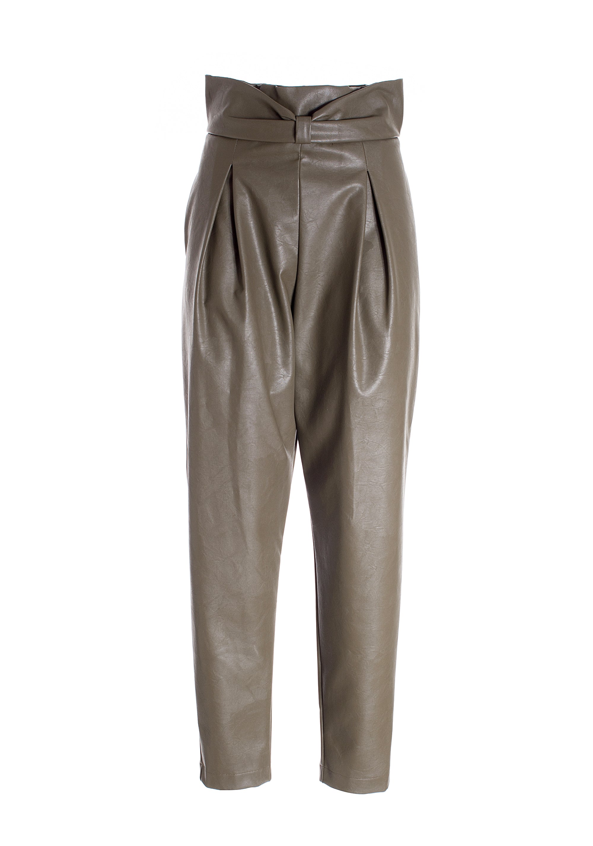 Pantalone carrot con pences