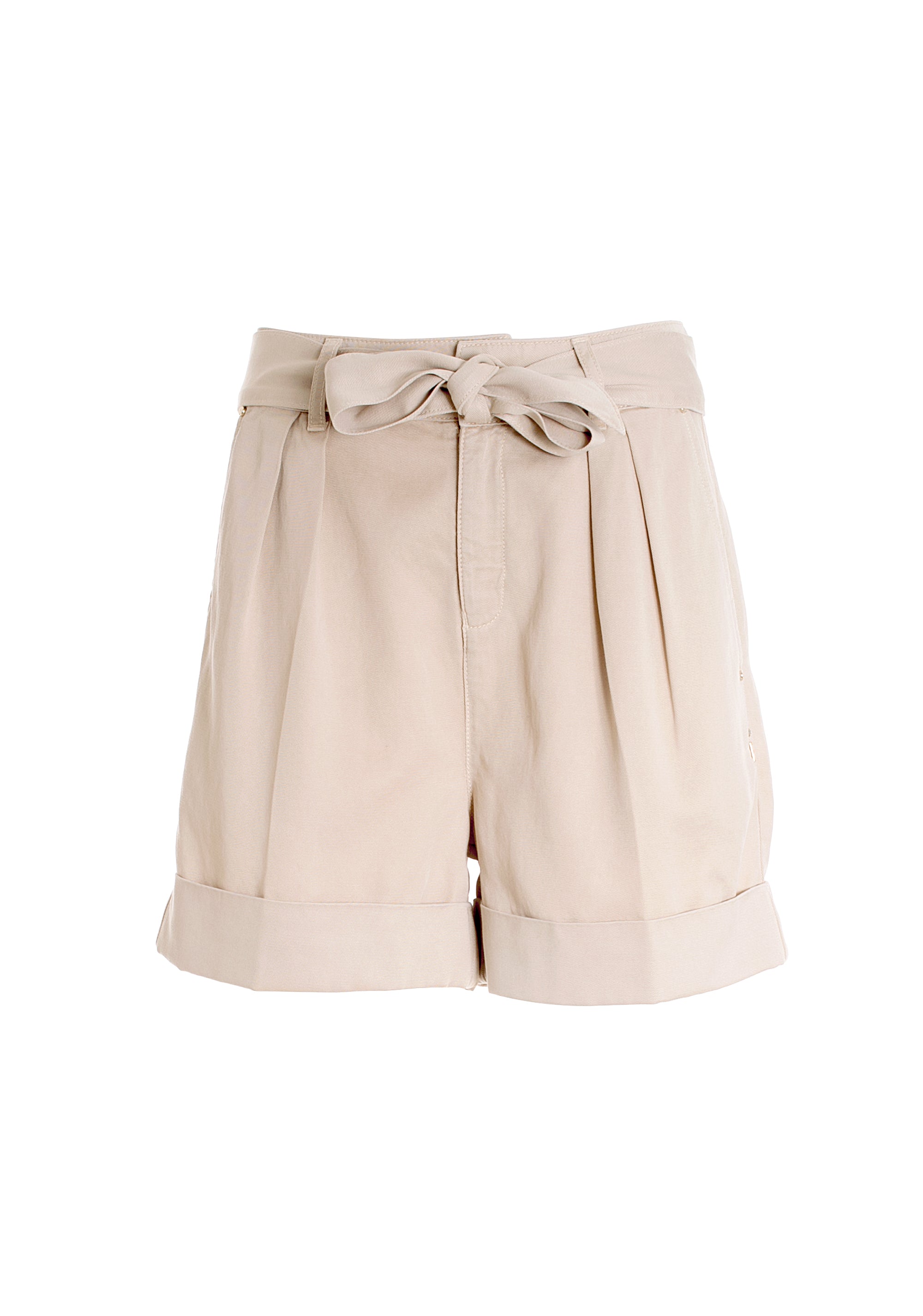 Pantaloncini ampi in chambray