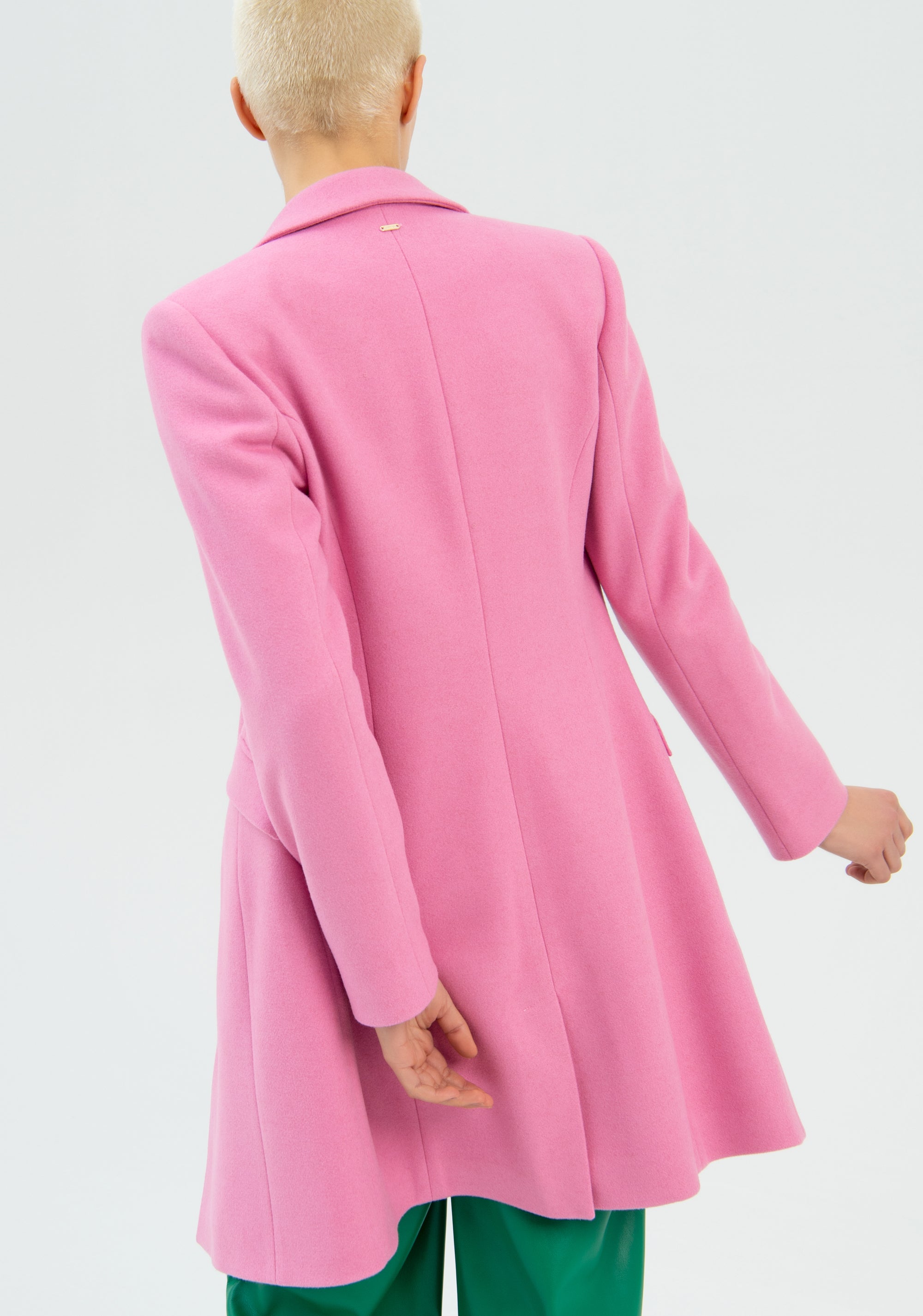 Cappotto slim midi in panno-FRACOMINA-FR22WC1012W56201-L22-FA-XS